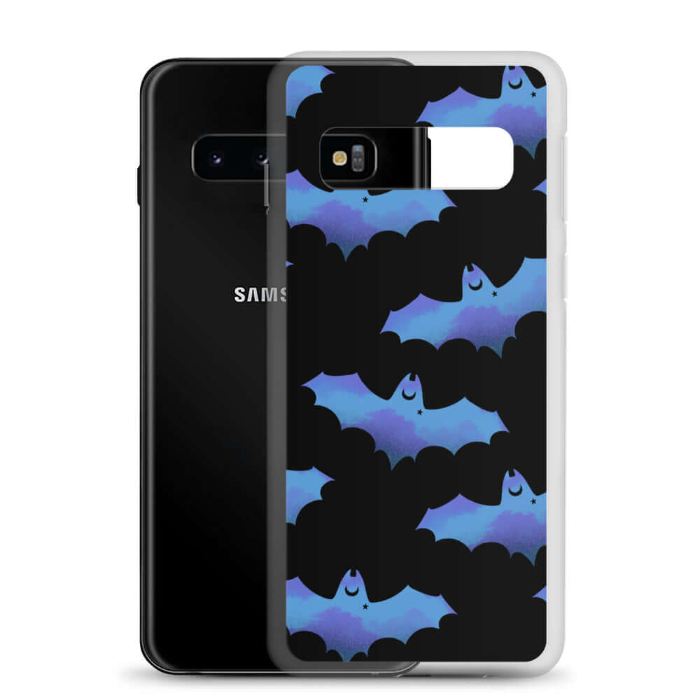 Protect your phone in style with the Lilith Samsung® Clear Case featuring fun bat designs for a unique look.