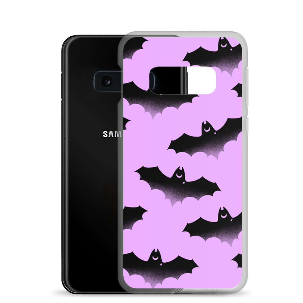 Protect your Samsung with the stylish Aensland Samsung® Clear Case featuring playful bat designs. Perfect for any weather!