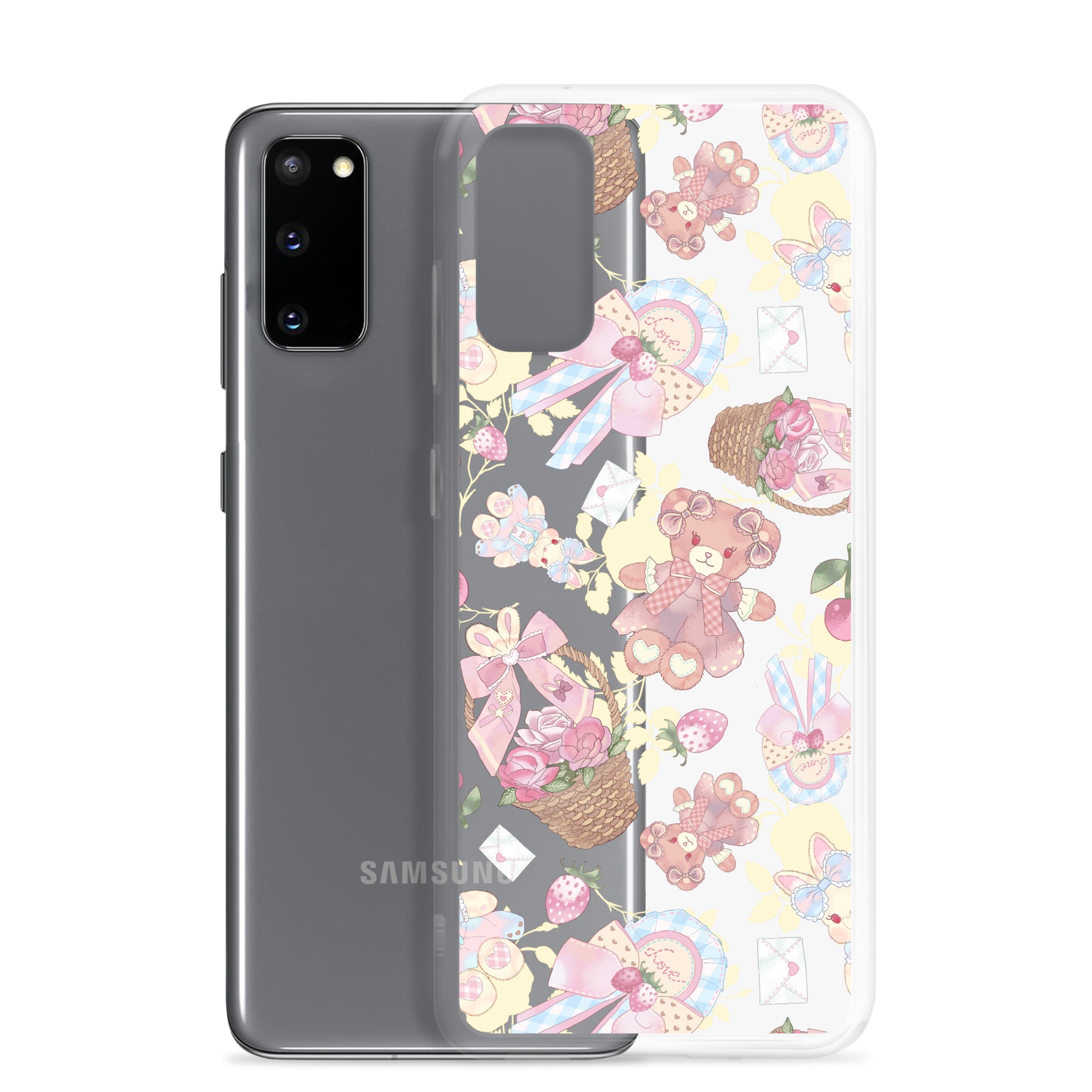 Protect your phone with the stylish Sweet Teddy Samsung® Clear Case featuring vibrant designs and flexible sides.