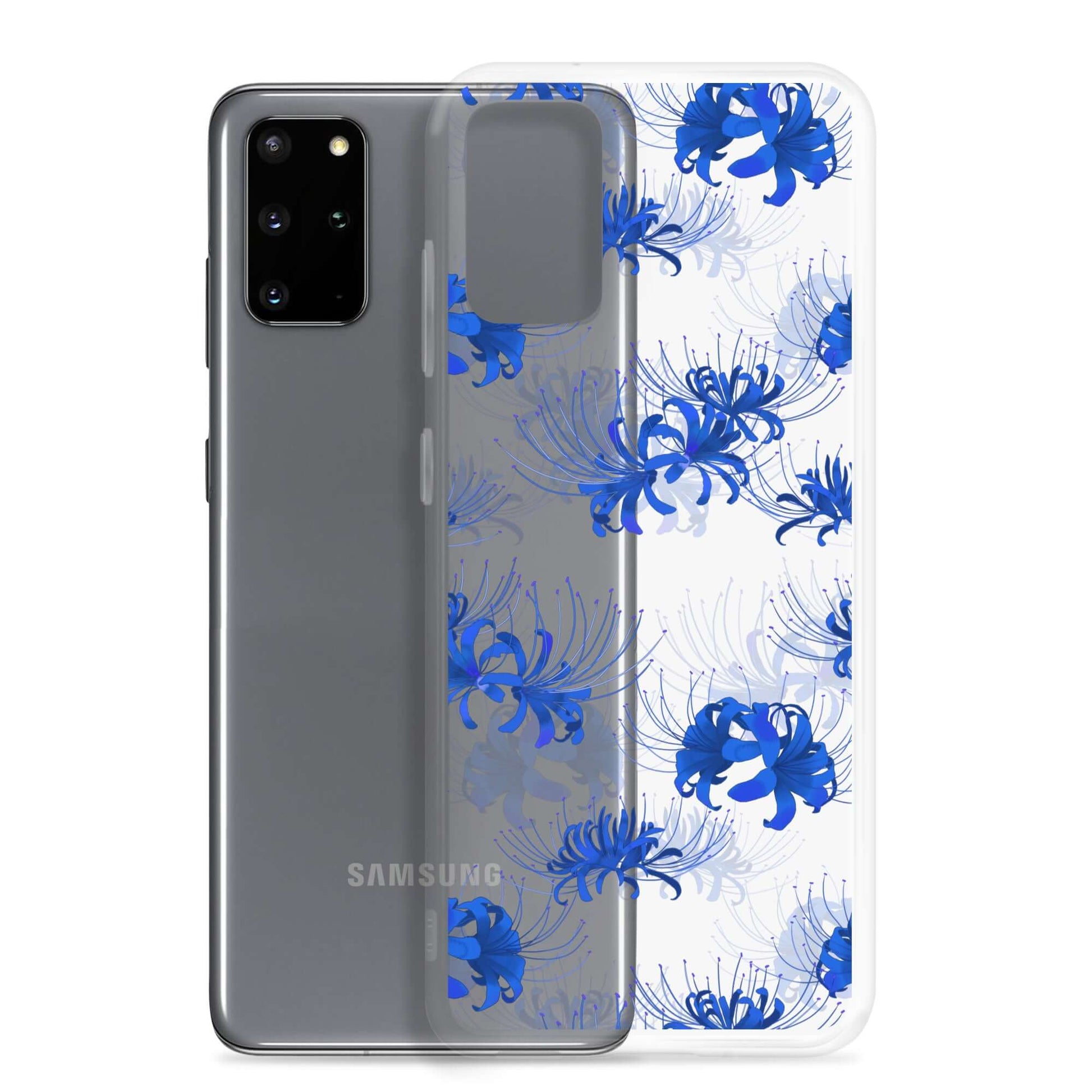 Protect your Samsung device with the stylish Higanbana Samsung® Clear Case featuring a floral design.