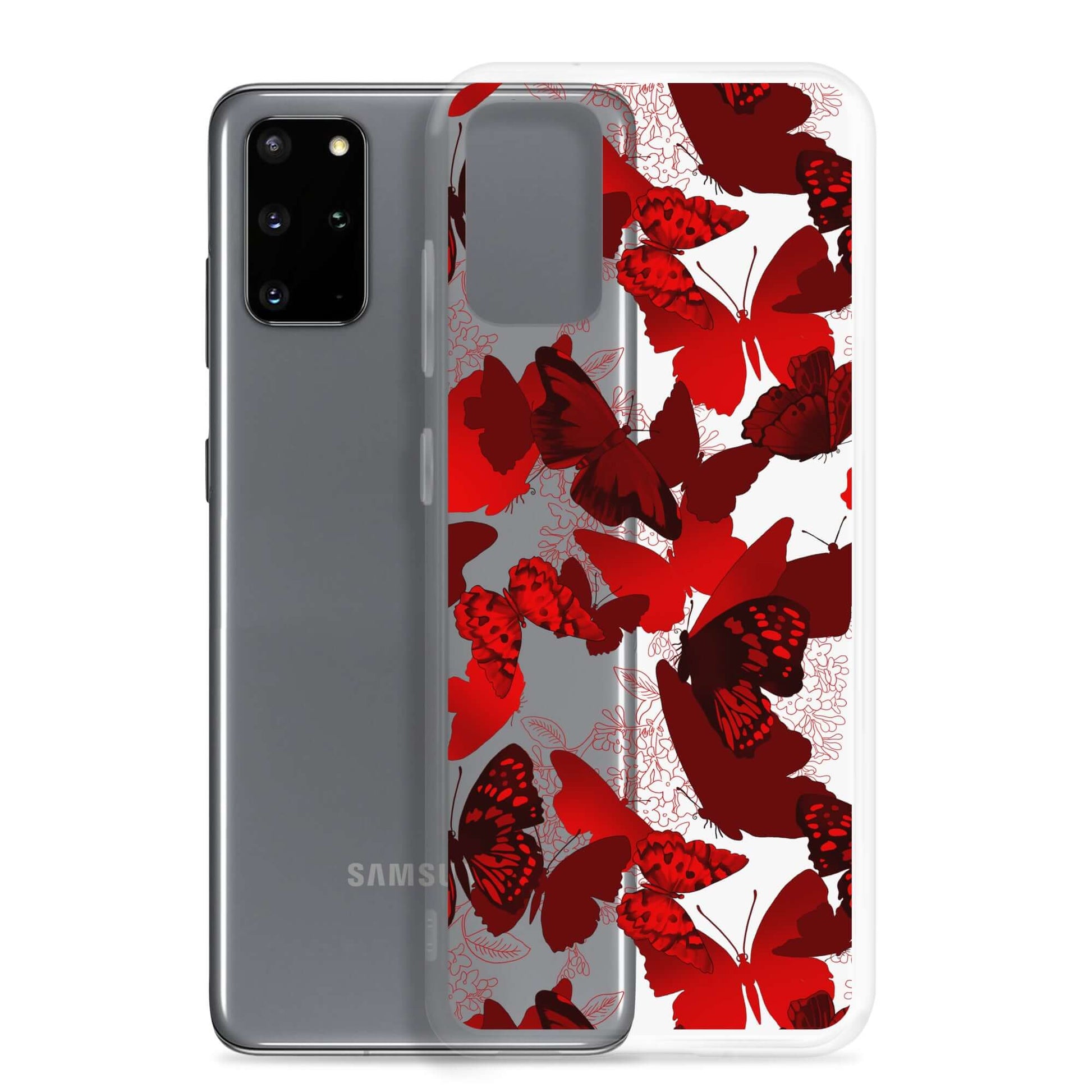 Colorful Butterfly Samsung® Clear Case designed to brighten up and protect your smartphone with vibrant butterfly prints.