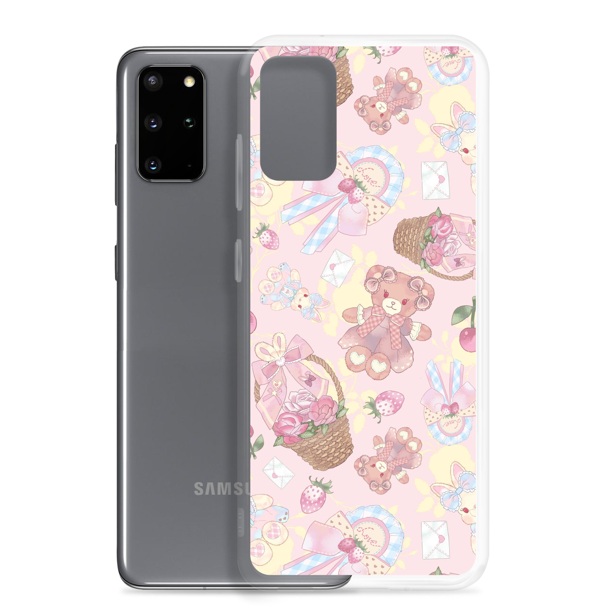 Colorful Sweet Teddy Samsung® Clear Case showcases a cute design while offering protection and style for your phone.