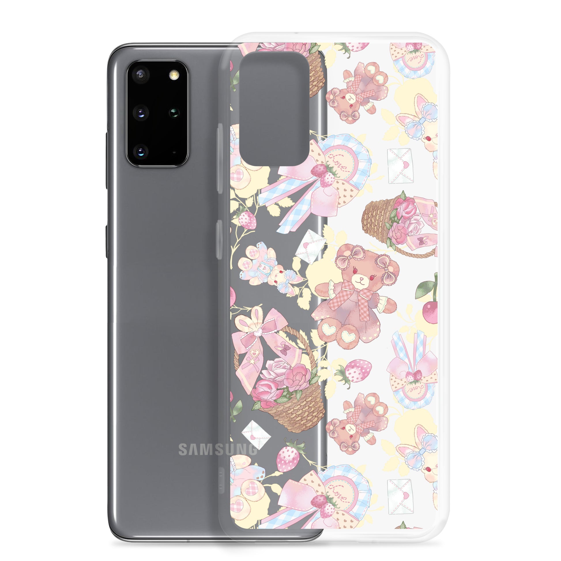 Showcase your feminine style with the Sweet Teddy Samsung® Clear Case, featuring vibrant colors and adorable designs.