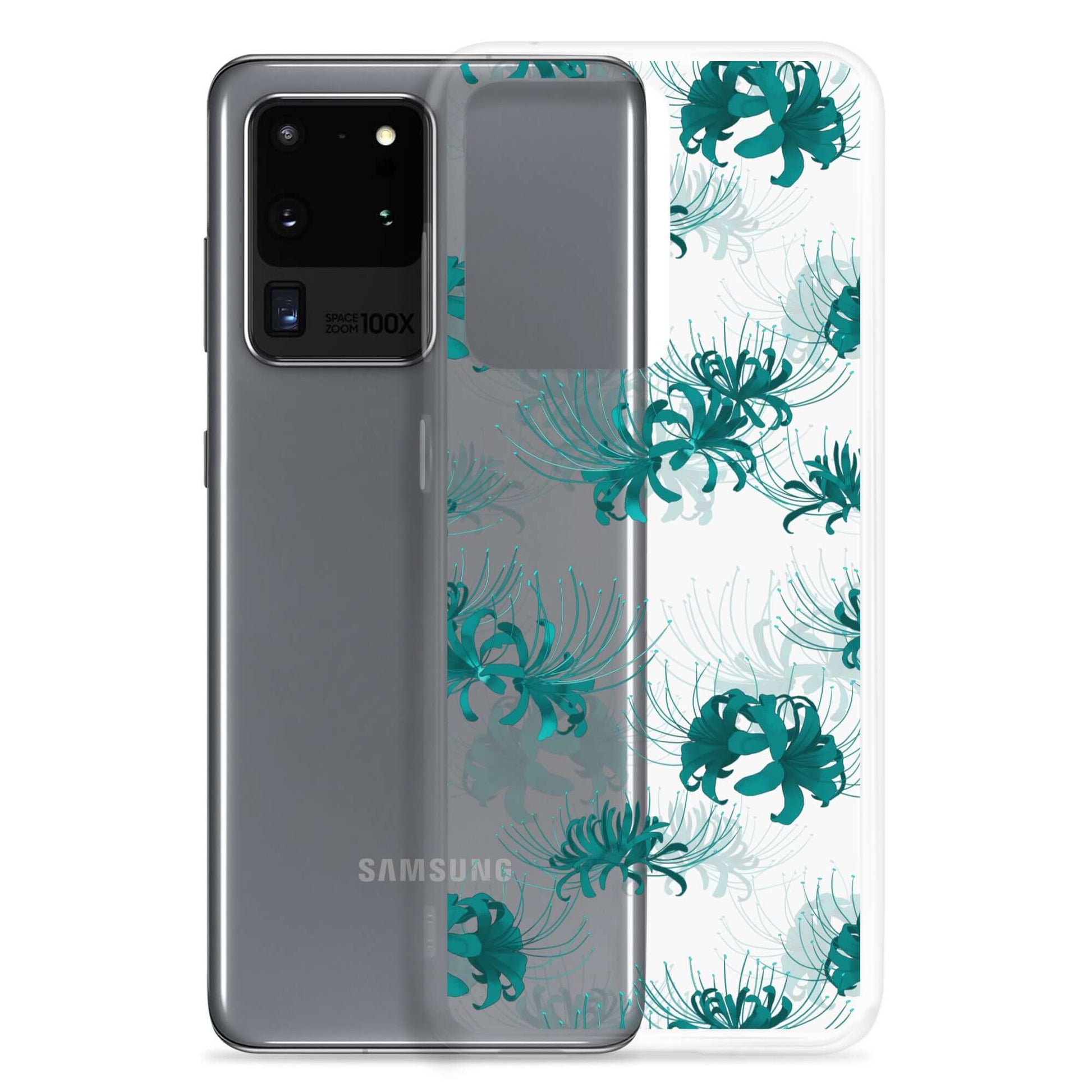 Stylishly protect your phone with the Higanbana Samsung® Clear Case featuring a beautiful floral design.