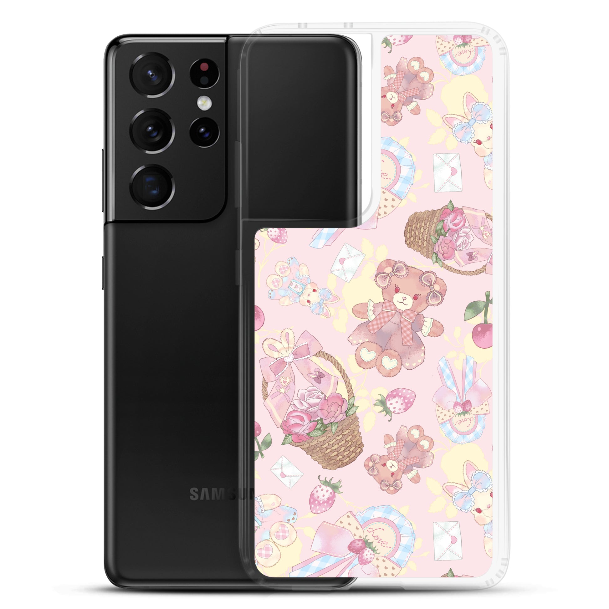 Show off your feminine side with the Sweet Teddy Samsung® Clear Case, featuring vibrant designs and reliable protection.
