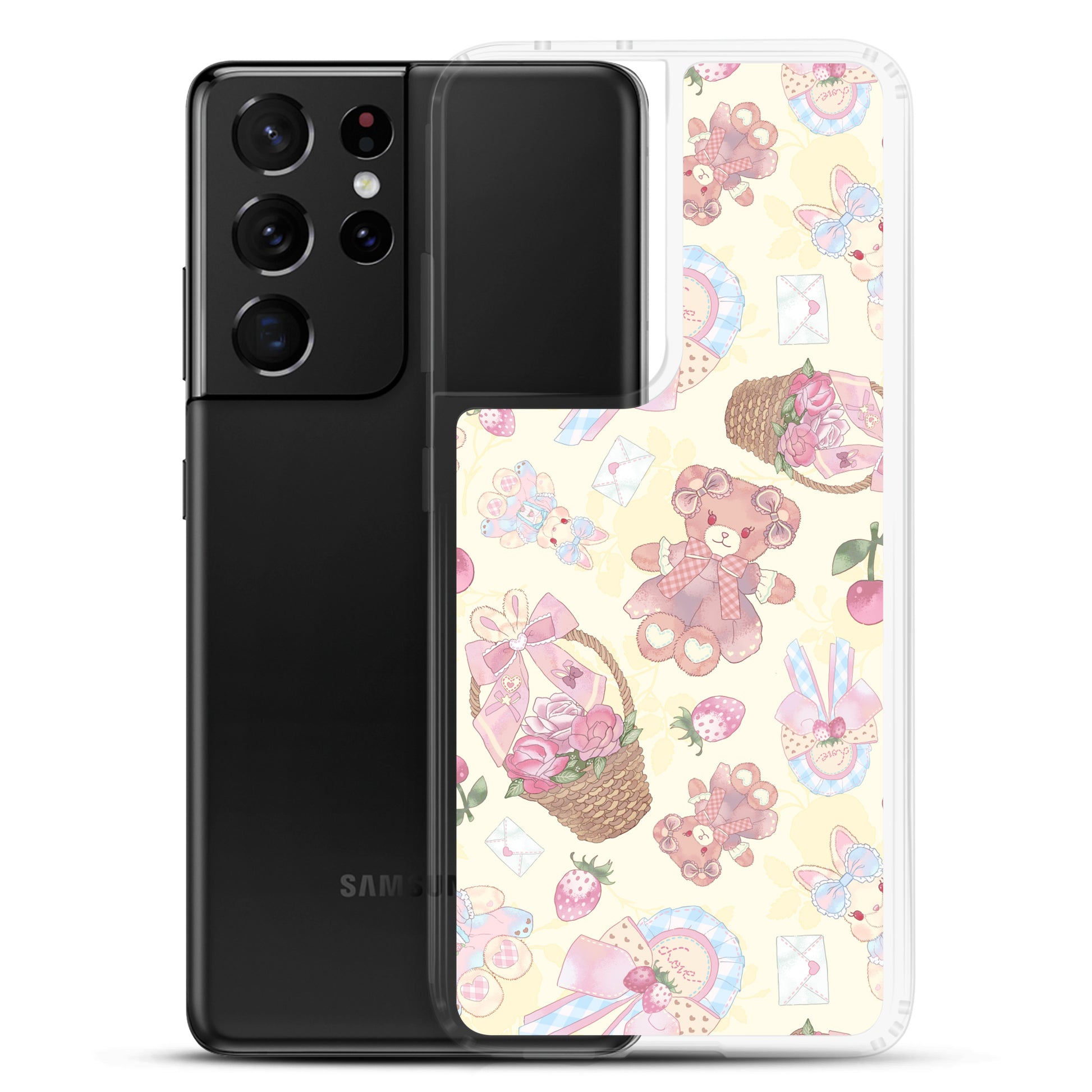 Showcase your style with the Sweet Teddy Samsung® Clear Case, featuring vibrant designs for ultimate phone protection.