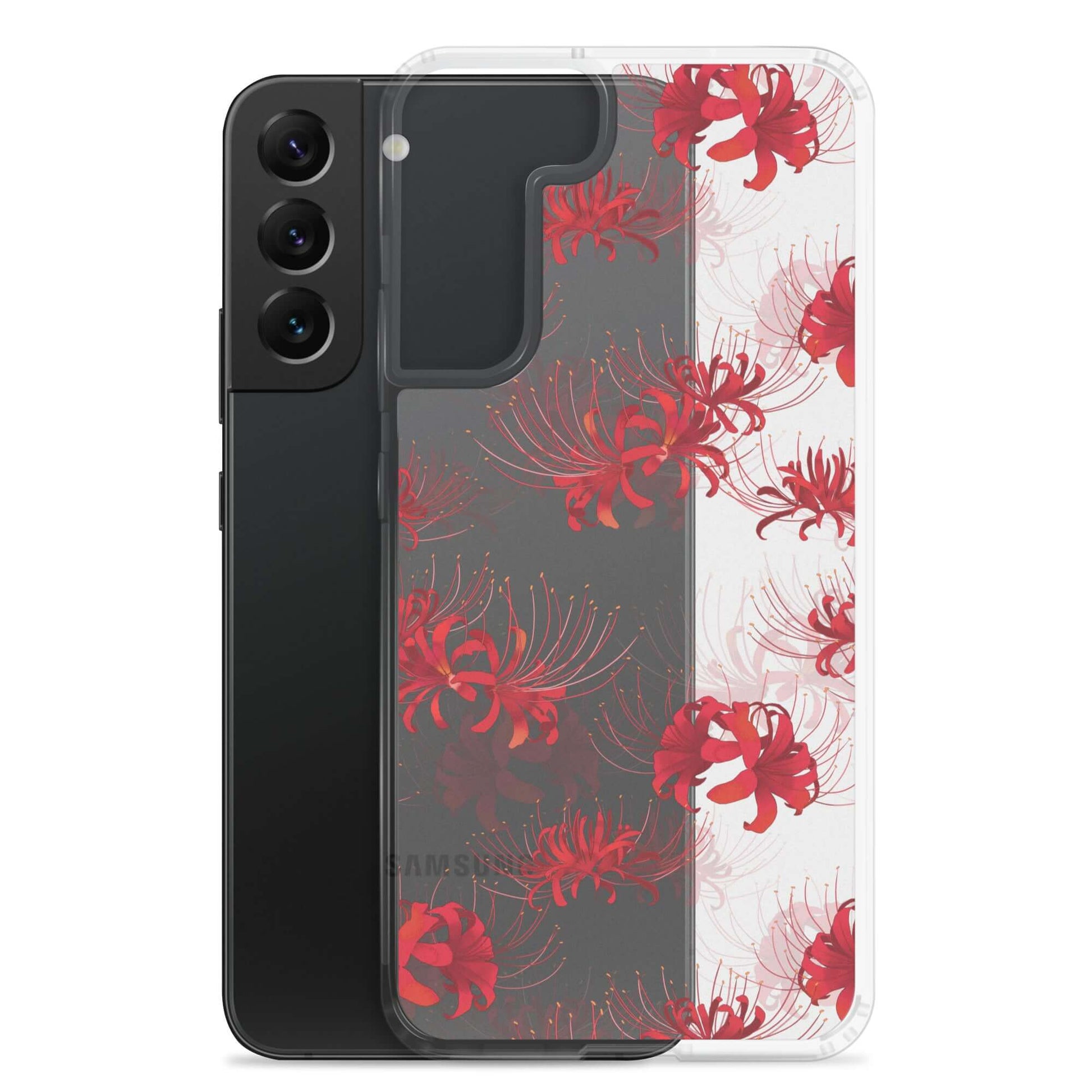 Stylish Higanbana Samsung® Clear Case offers protection and flair for your Samsung Galaxy S22 Plus.
