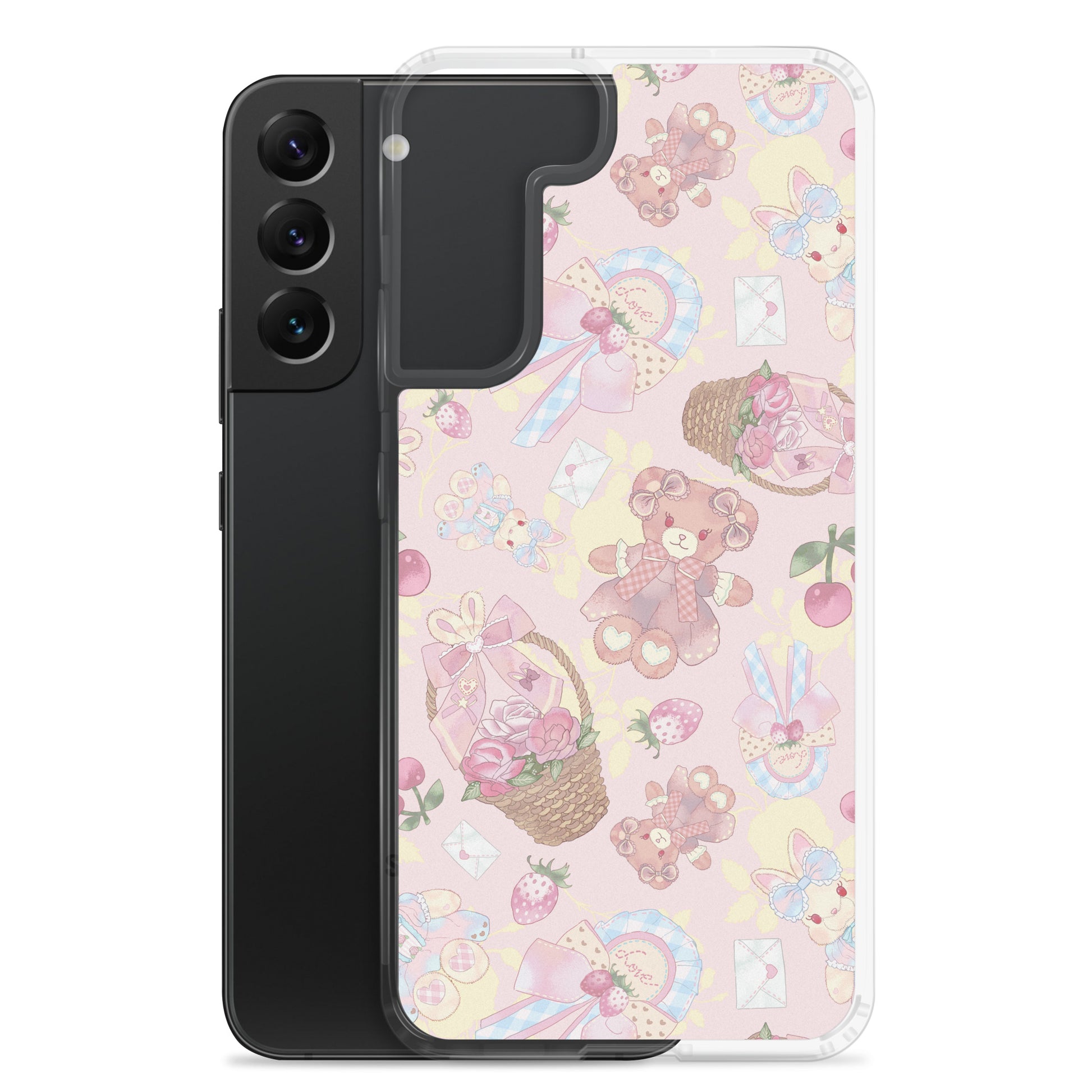 Protect your phone with the Sweet Teddy Samsung® Clear Case, featuring vibrant designs and flexible sides for style.