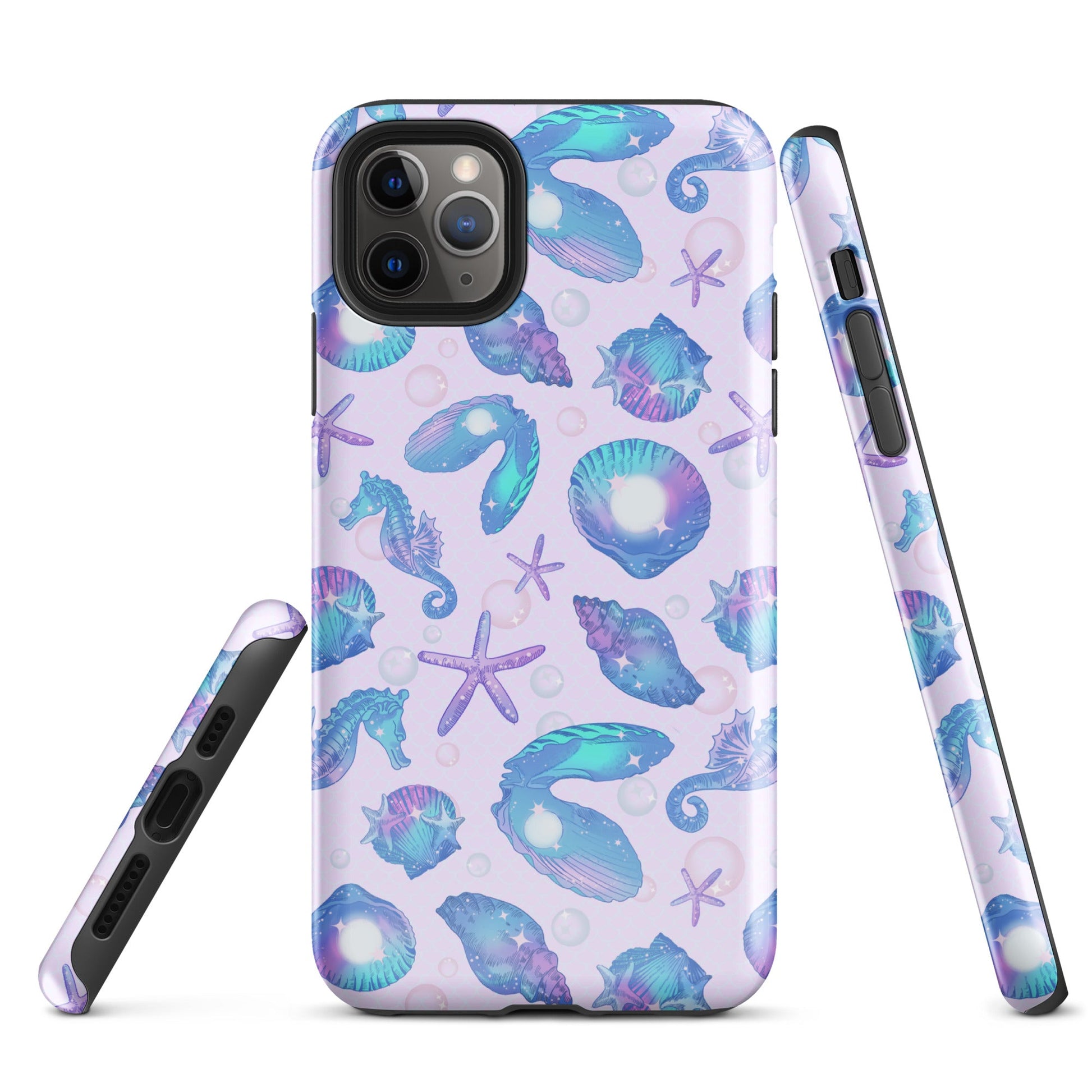 Stylish Sea Princess iPhone® Tough Case features a durable design with vibrant marine patterns for ultimate protection.