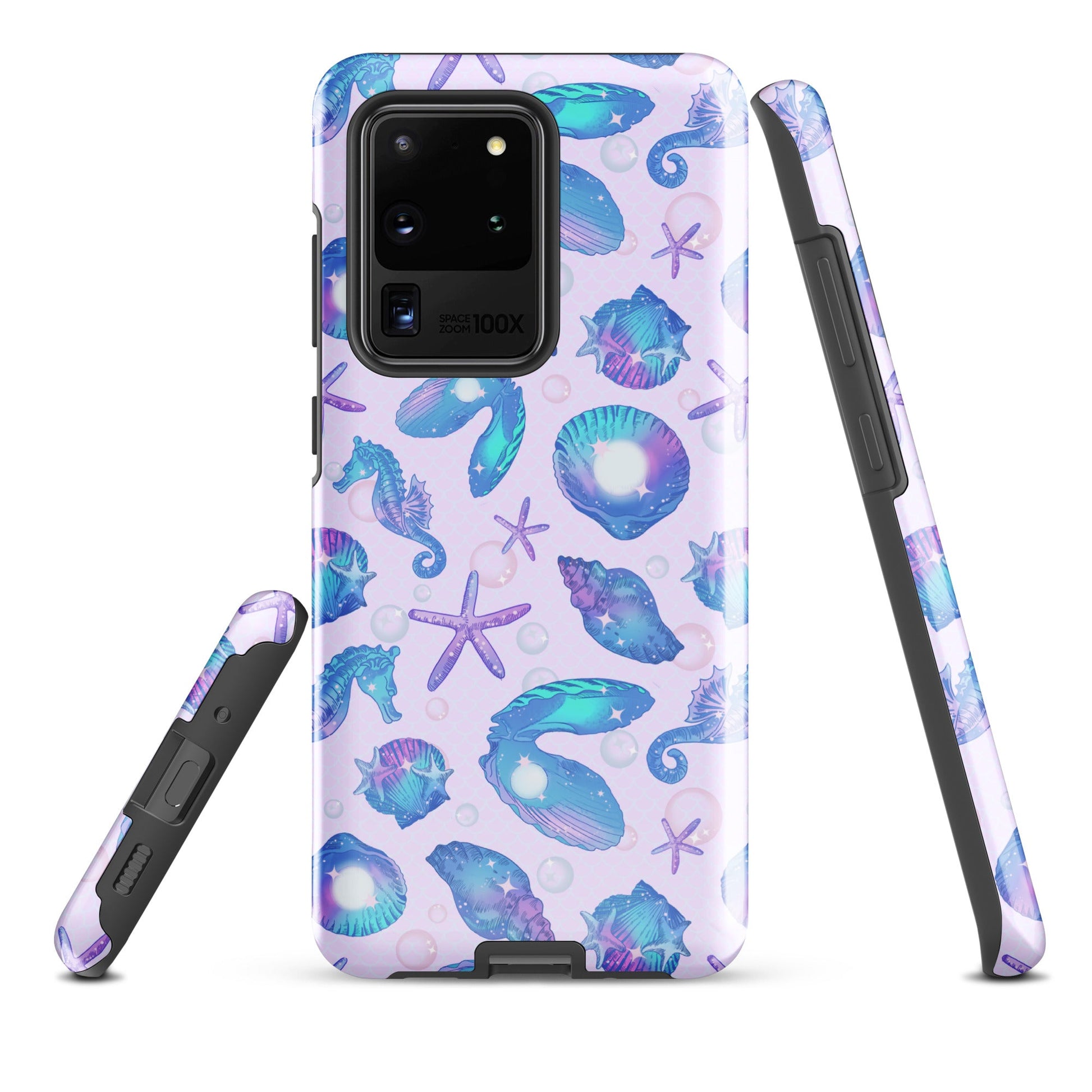 Stylish Sea Princess Samsung® Tough Case features a vibrant marine design and offers robust protection for your phone.