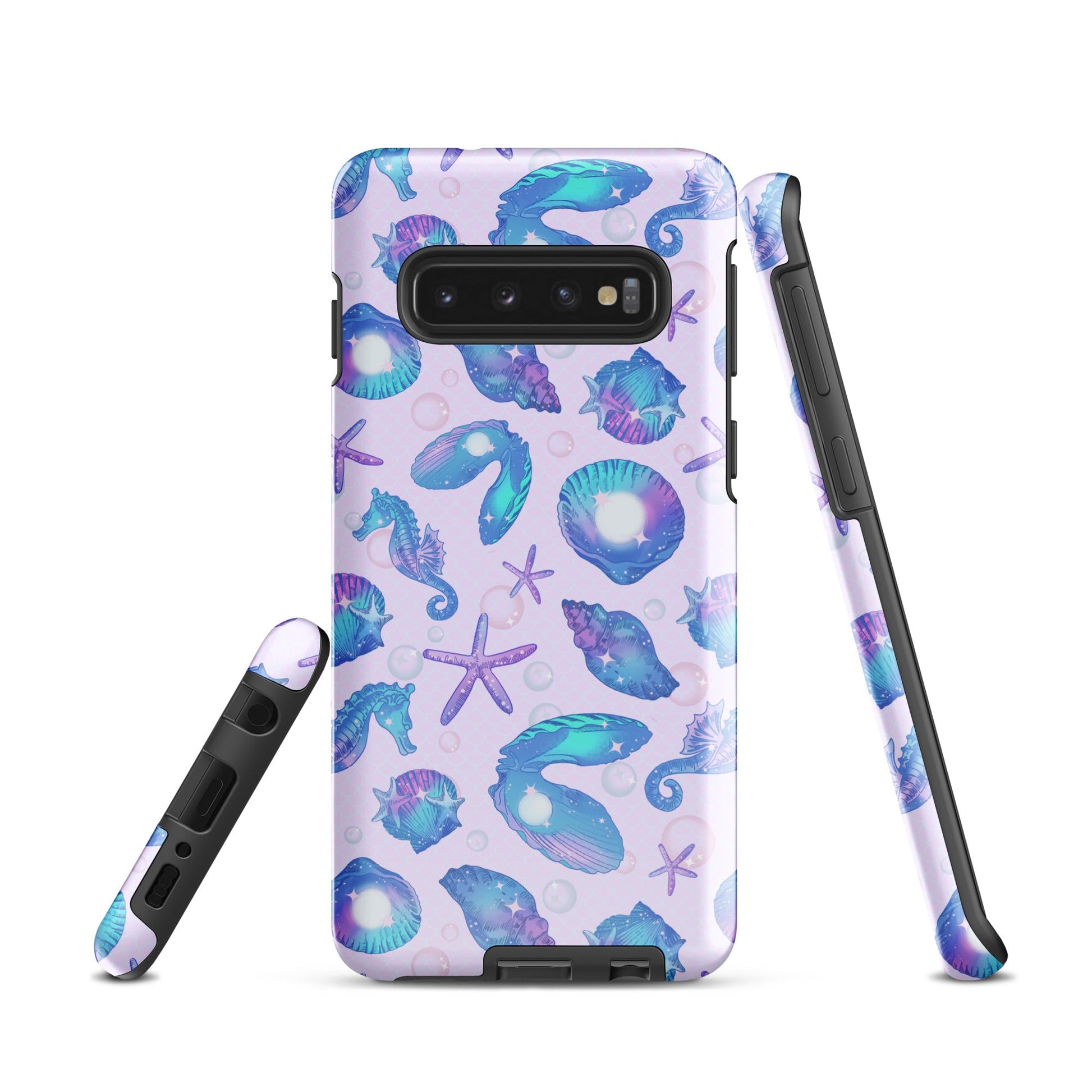 Stylish Sea Princess Samsung® Tough Case featuring vibrant marine designs, offering durability and protection for your phone.