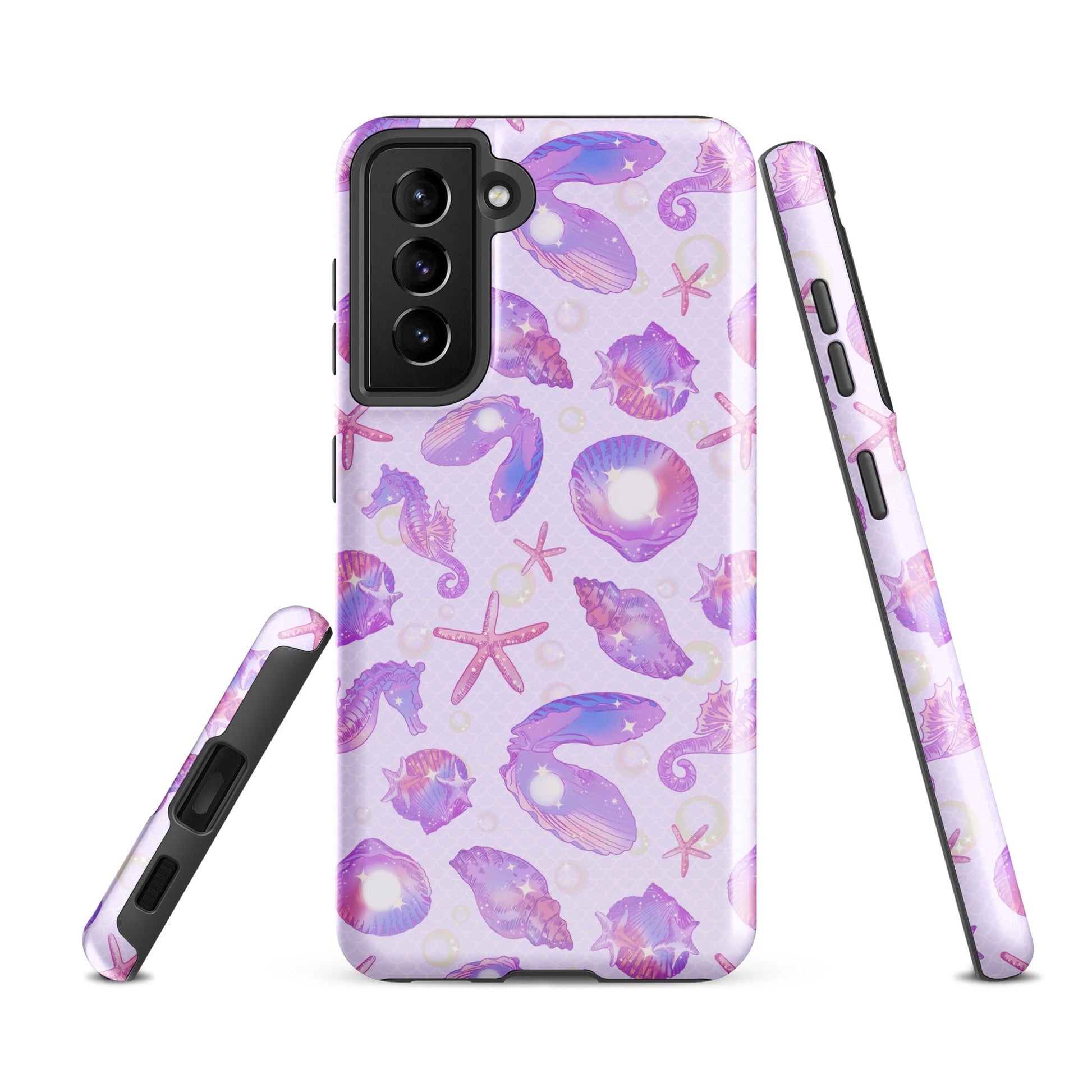 Stylishly protect your phone with the Sea Princess Samsung® Tough Case featuring a vibrant marine design.