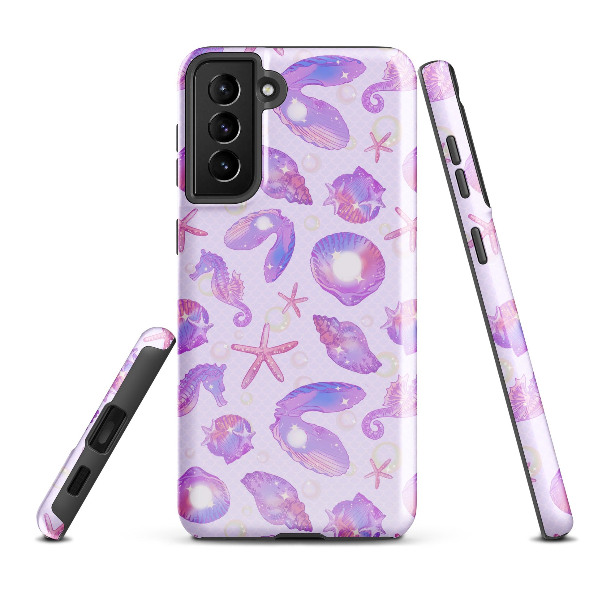Stylish Sea Princess Samsung® Tough Case featuring vibrant sea-themed designs, combining durability and protection.