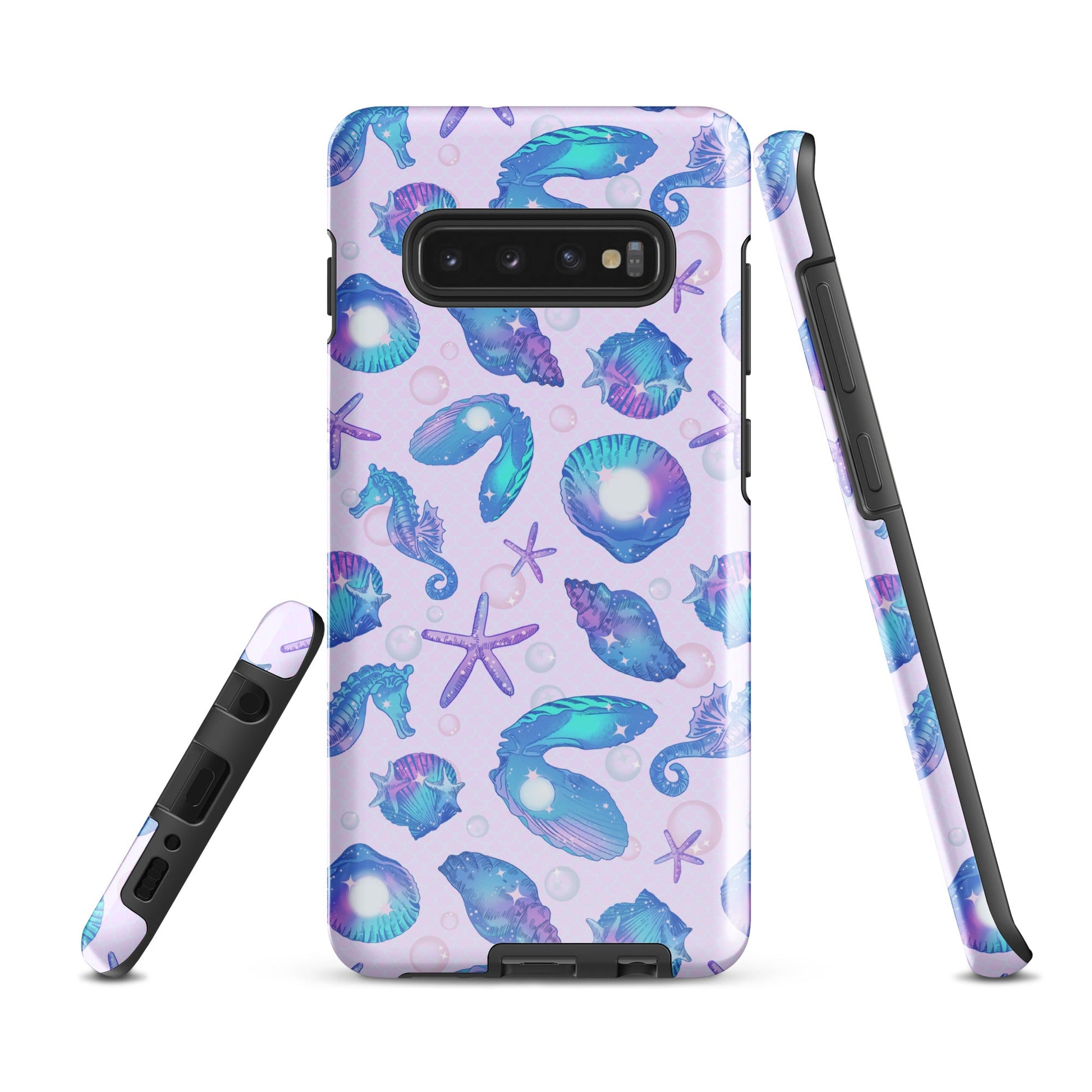 Stylish Sea Princess Samsung® Tough Case featuring marine designs, providing durability and protection for your phone.