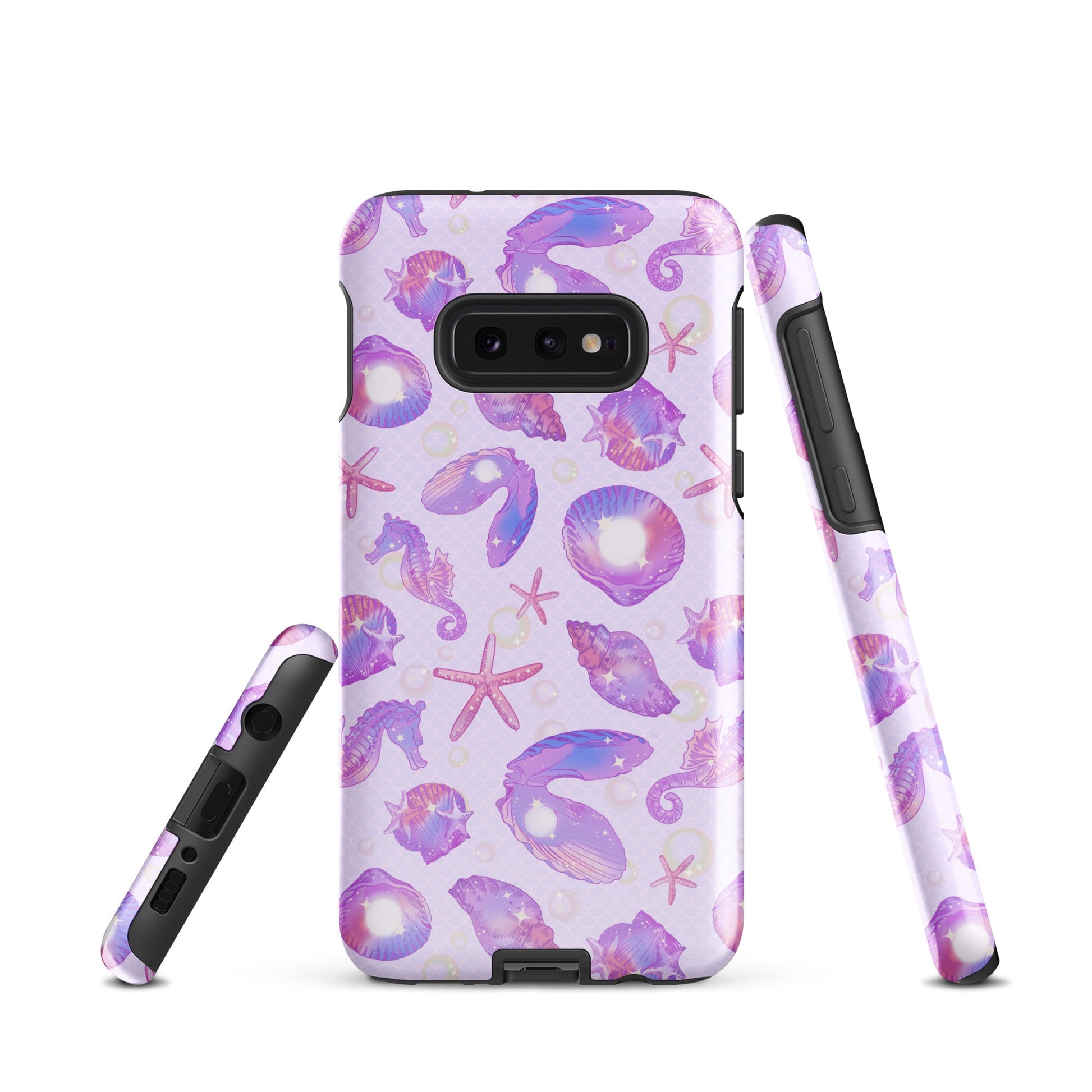 Stylish Sea Princess Samsung® Tough Case featuring a seashell design, ensuring durable protection for your device.