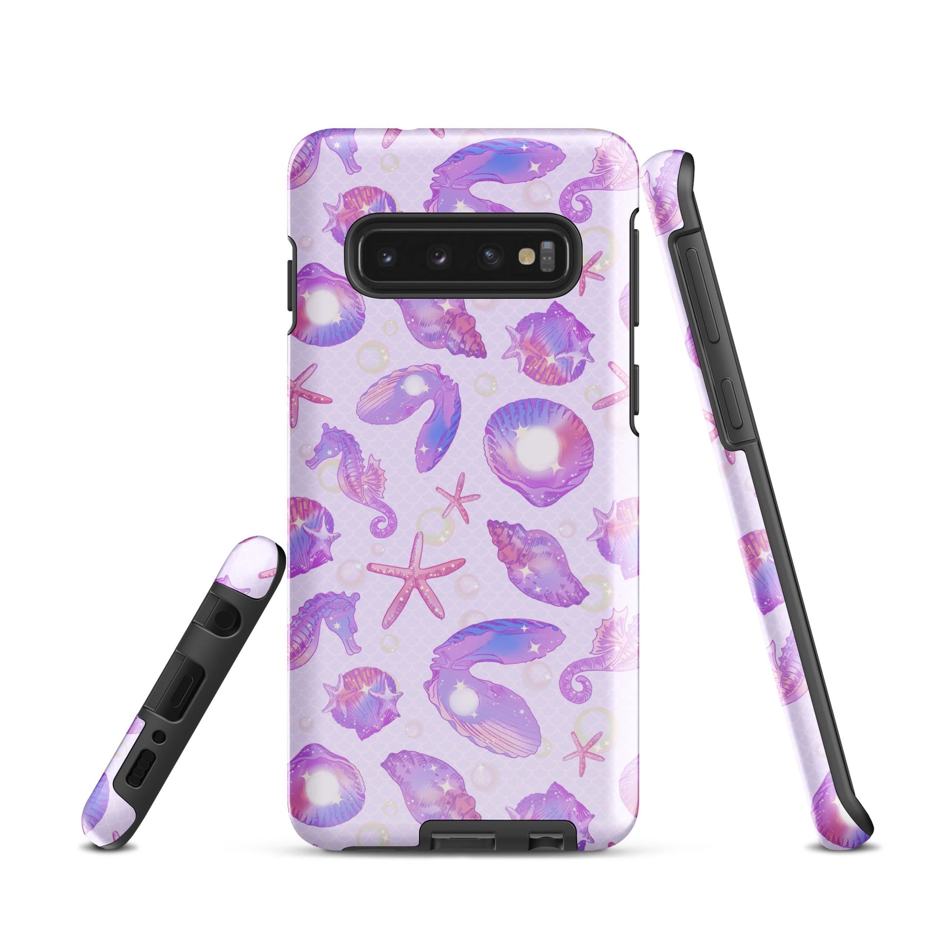 Stylish Sea Princess Samsung® Tough Case features vibrant sea-themed design, providing durable protection for your phone.