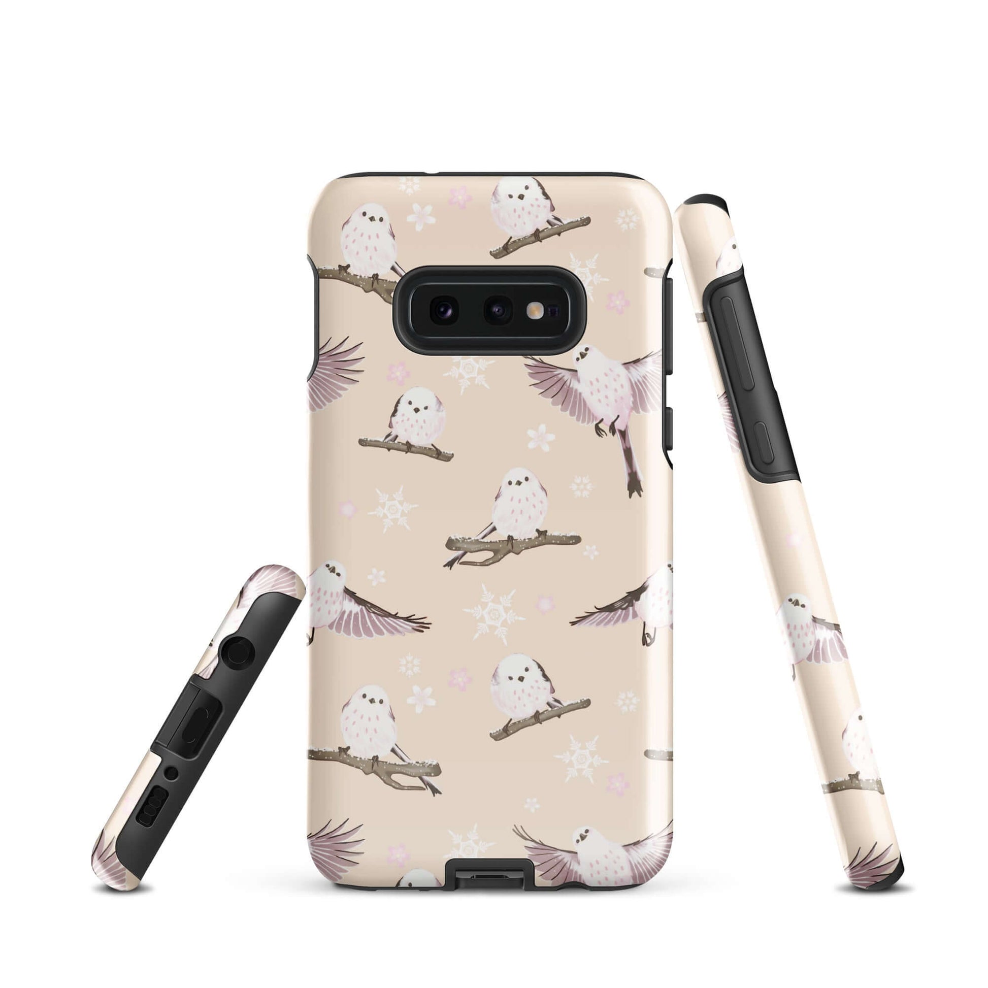 Stylish Snow Bird Samsung® Tough Case featuring a unique design, ensuring durability and protection for your phone.