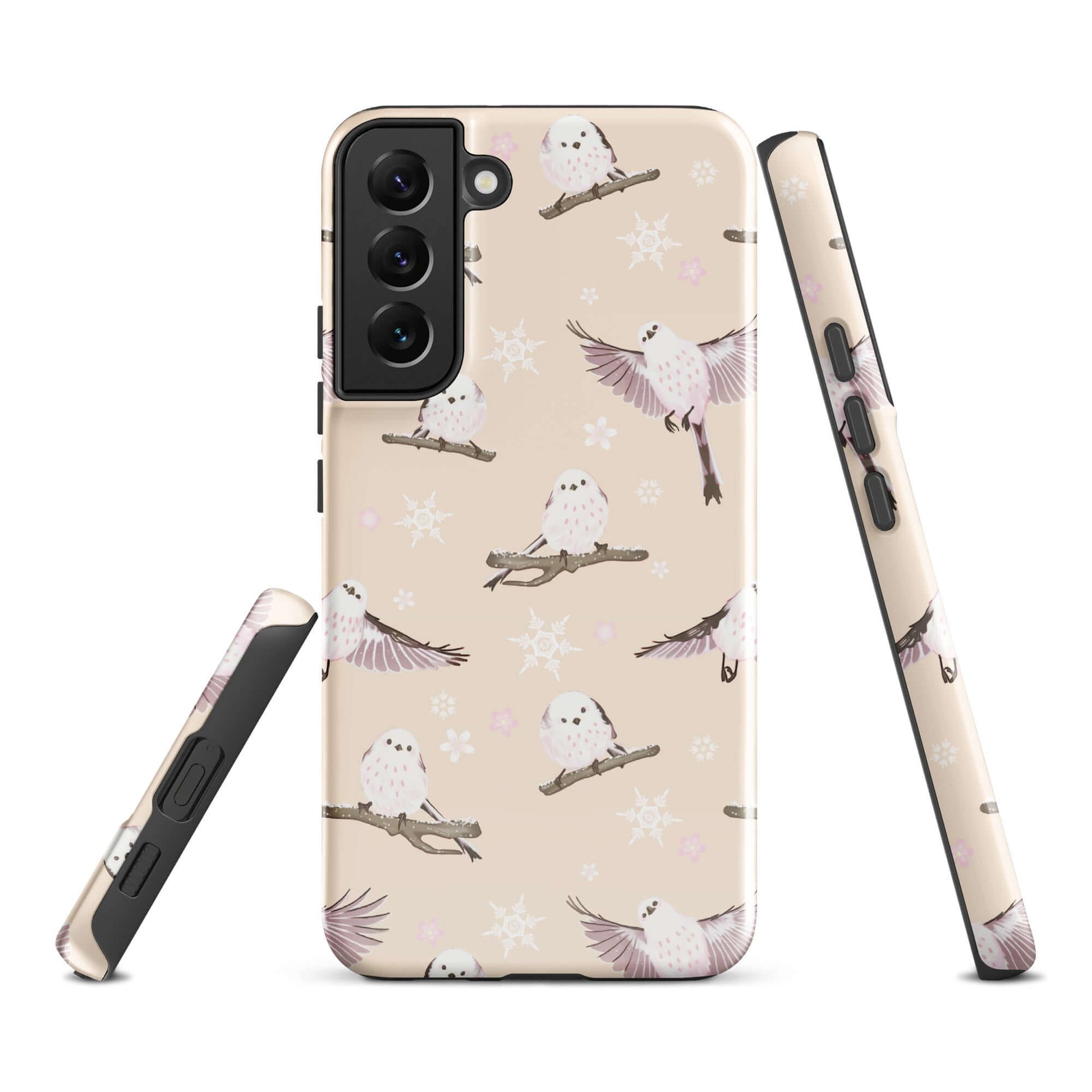 Protect your phone in style with the Snow Bird Samsung® Tough Case, featuring a unique bird design and durable materials.