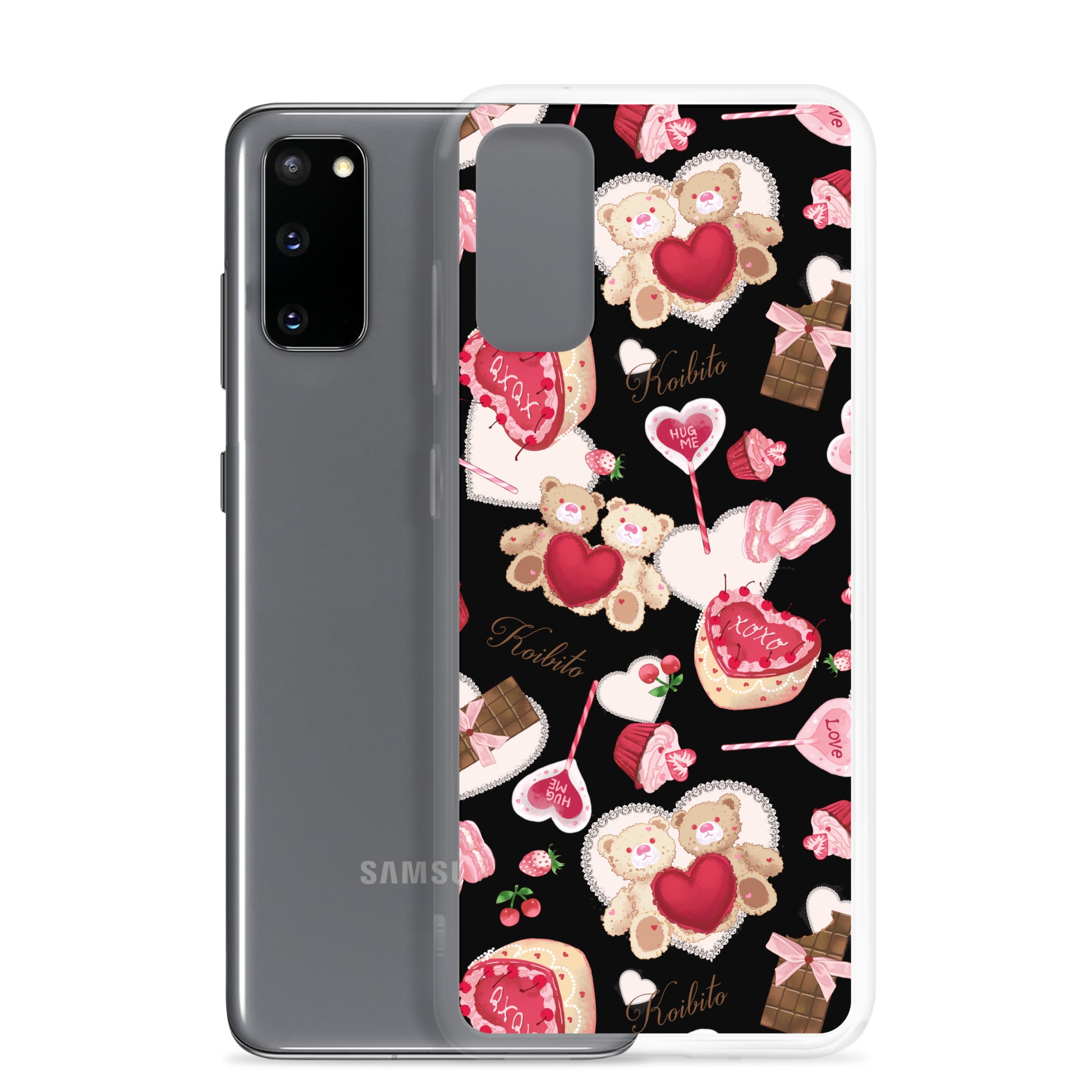 Sugar Sweetheart Samsung® Clear Case features a cute design, perfect for Valentine’s Day while protecting your phone.
