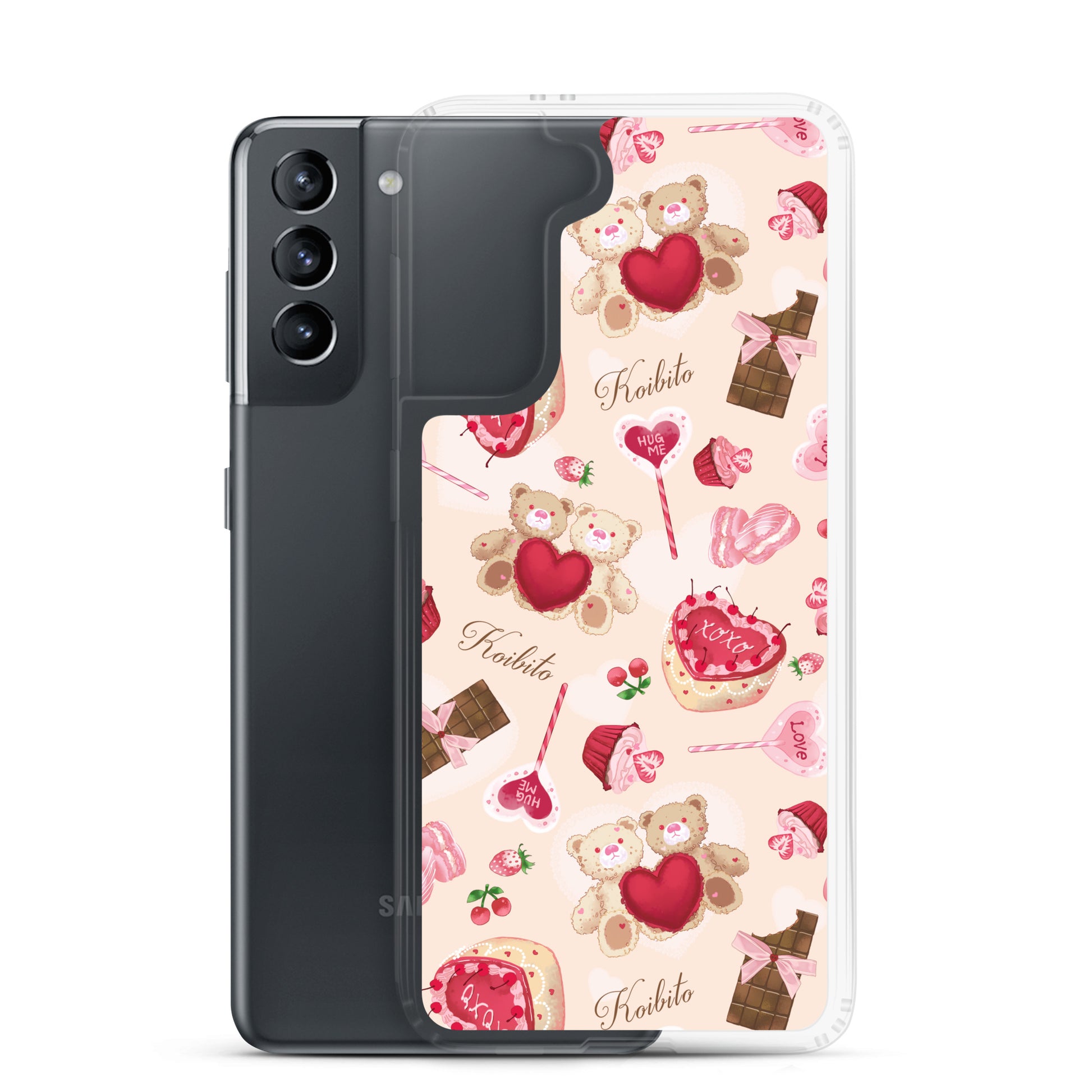 Protect your phone with the cute Sugar Sweetheart Samsung® Clear Case, perfect for Valentine's Day and everyday use.