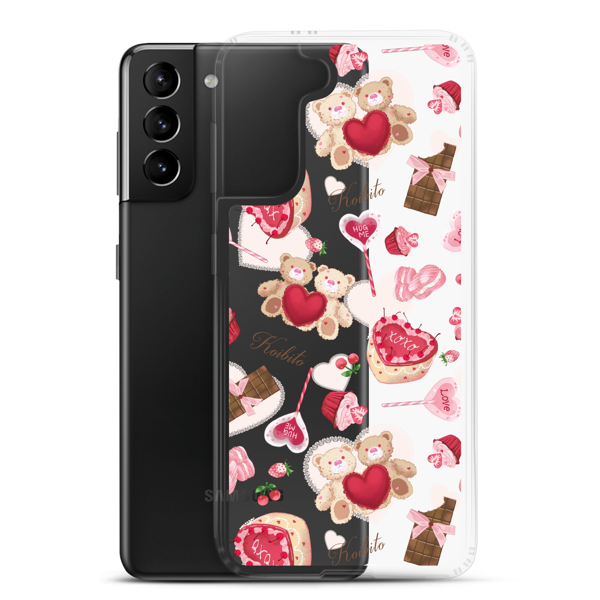 Protect your phone with the cute and practical Sugar Sweetheart Samsung® Clear Case, perfect for Valentine's Day.