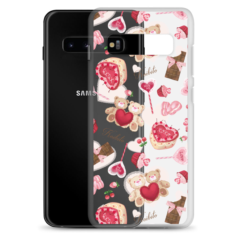 Protect your phone in style with the Sugar Sweetheart Samsung® Clear Case, perfect for Valentine's Day charm!