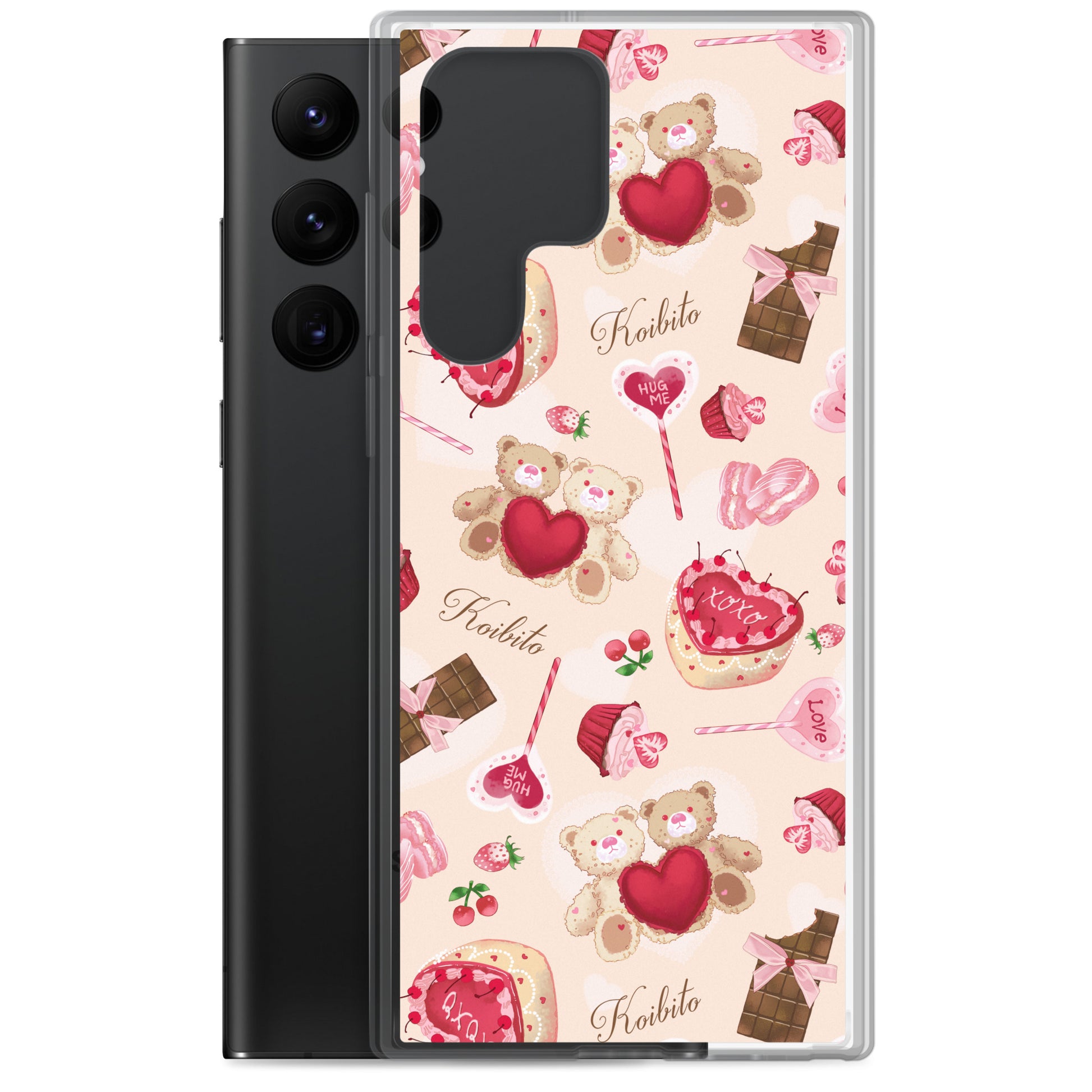 Protect your phone in style with the Sugar Sweetheart Samsung® Clear Case, perfect for Valentine’s Day cheer!