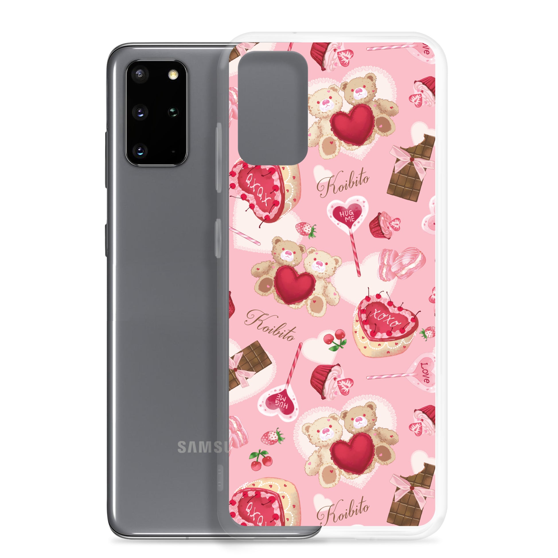 Protect your phone with the cute Sugar Sweetheart Samsung® Clear Case, perfect for Valentine's Day.