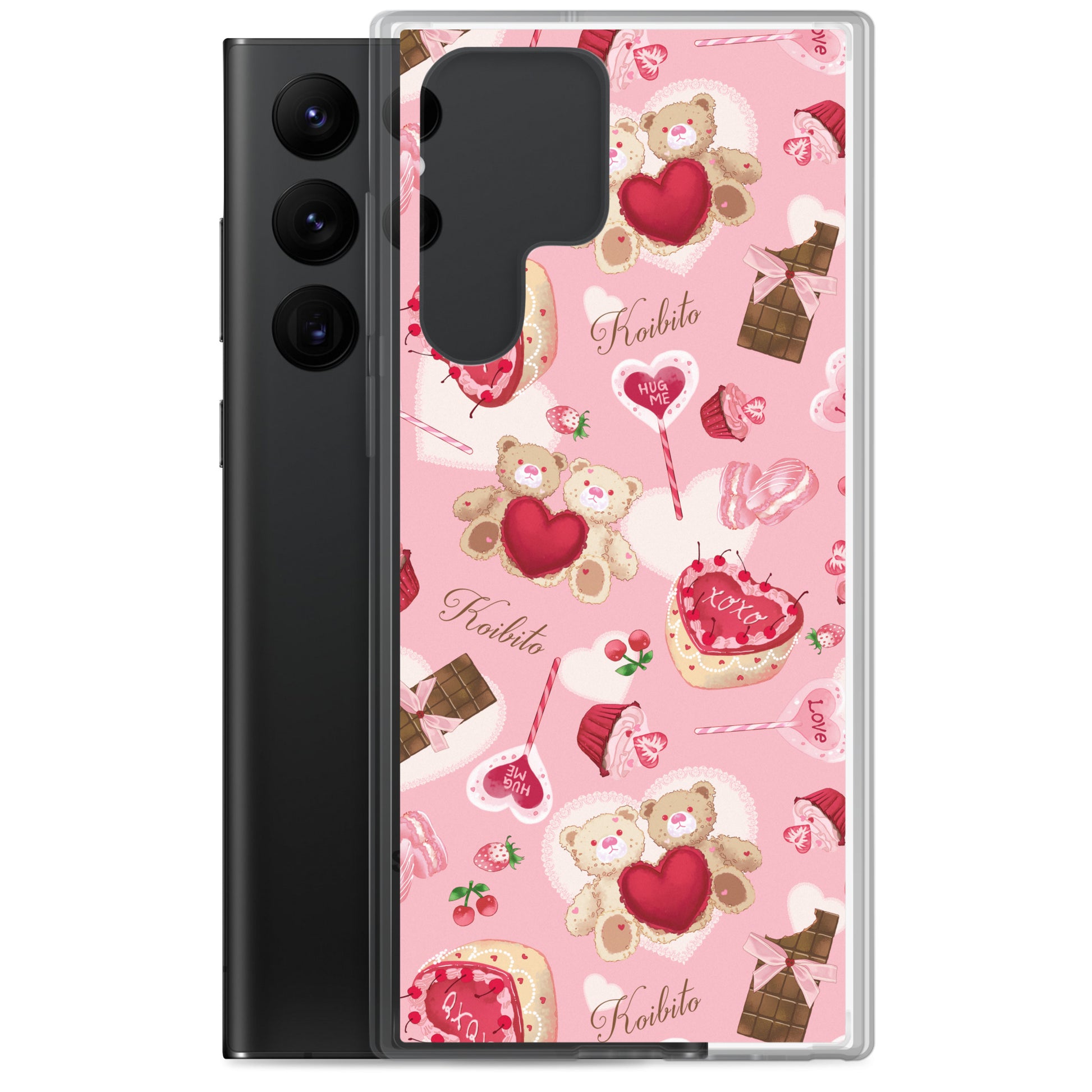 Protect your phone in style with the Sugar Sweetheart Samsung® Clear Case, perfect for Valentine's Day charm.