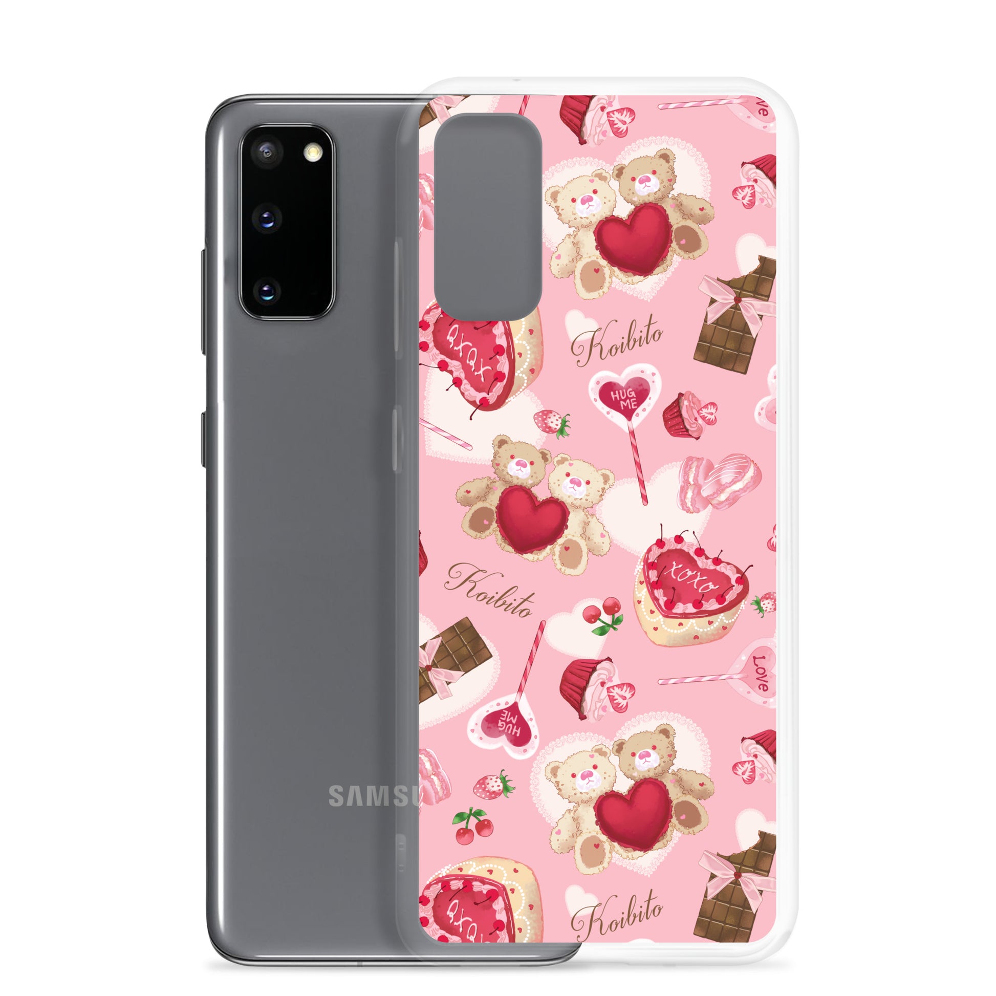 Protect your phone stylishly with the Sugar Sweetheart Samsung® Clear Case, perfect for Valentine's Day charm!