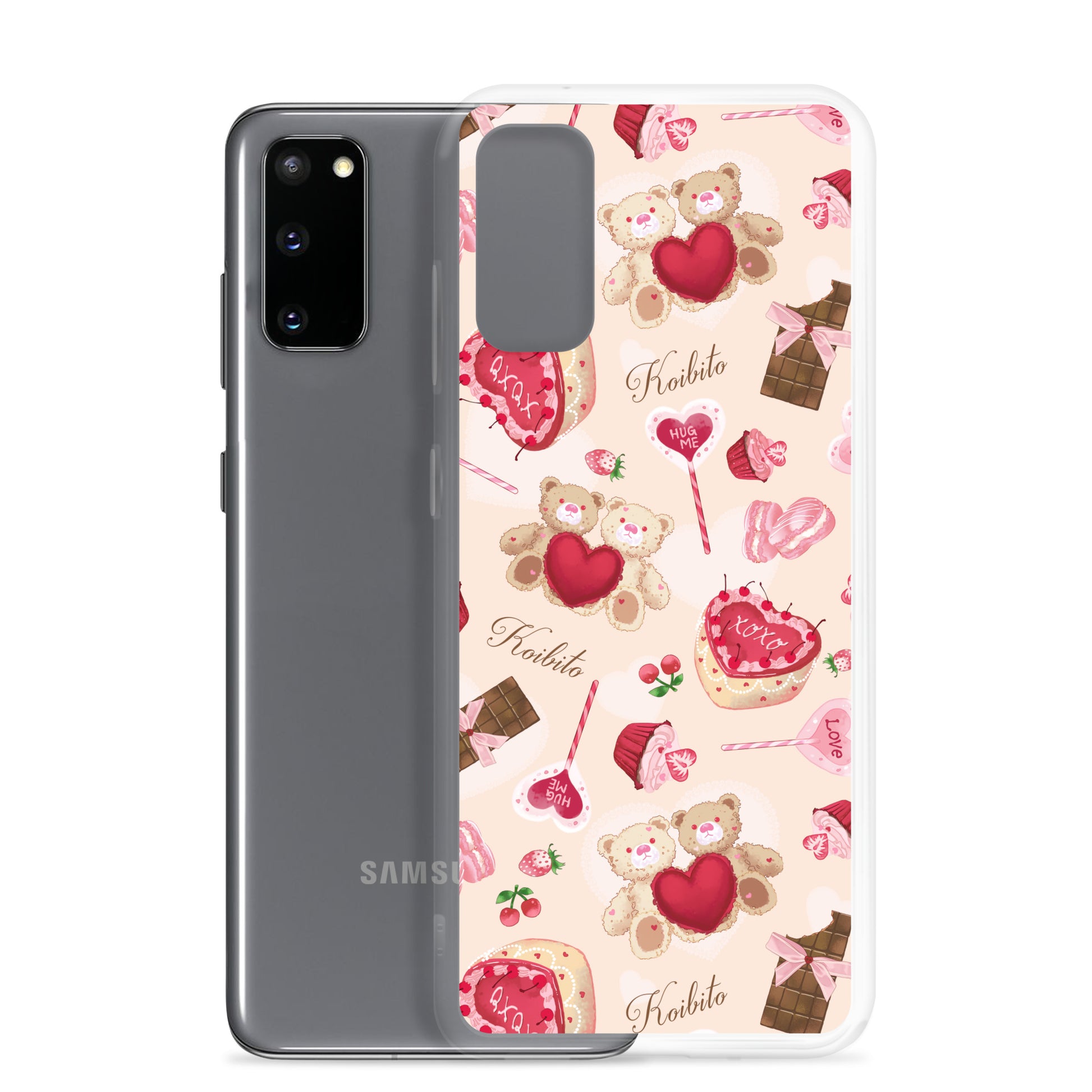 Protect your phone in style with the Sugar Sweetheart Samsung® Clear Case, perfect for Valentine's Day.