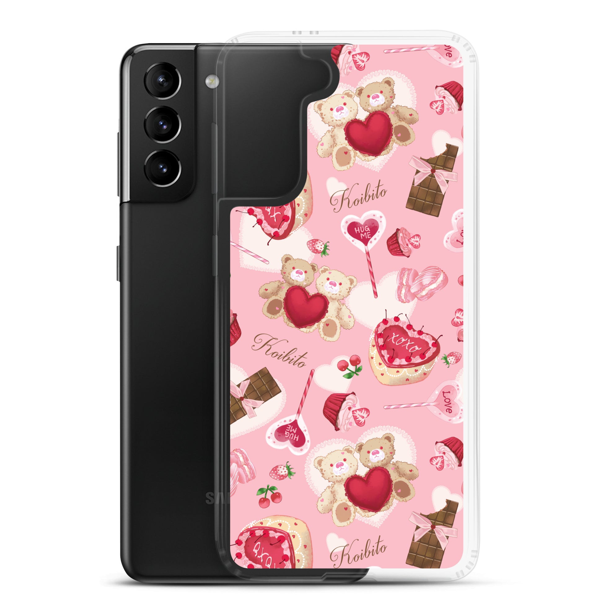 Protect your phone with the cute and stylish Sugar Sweetheart Samsung® Clear Case, perfect for Valentine's Day!