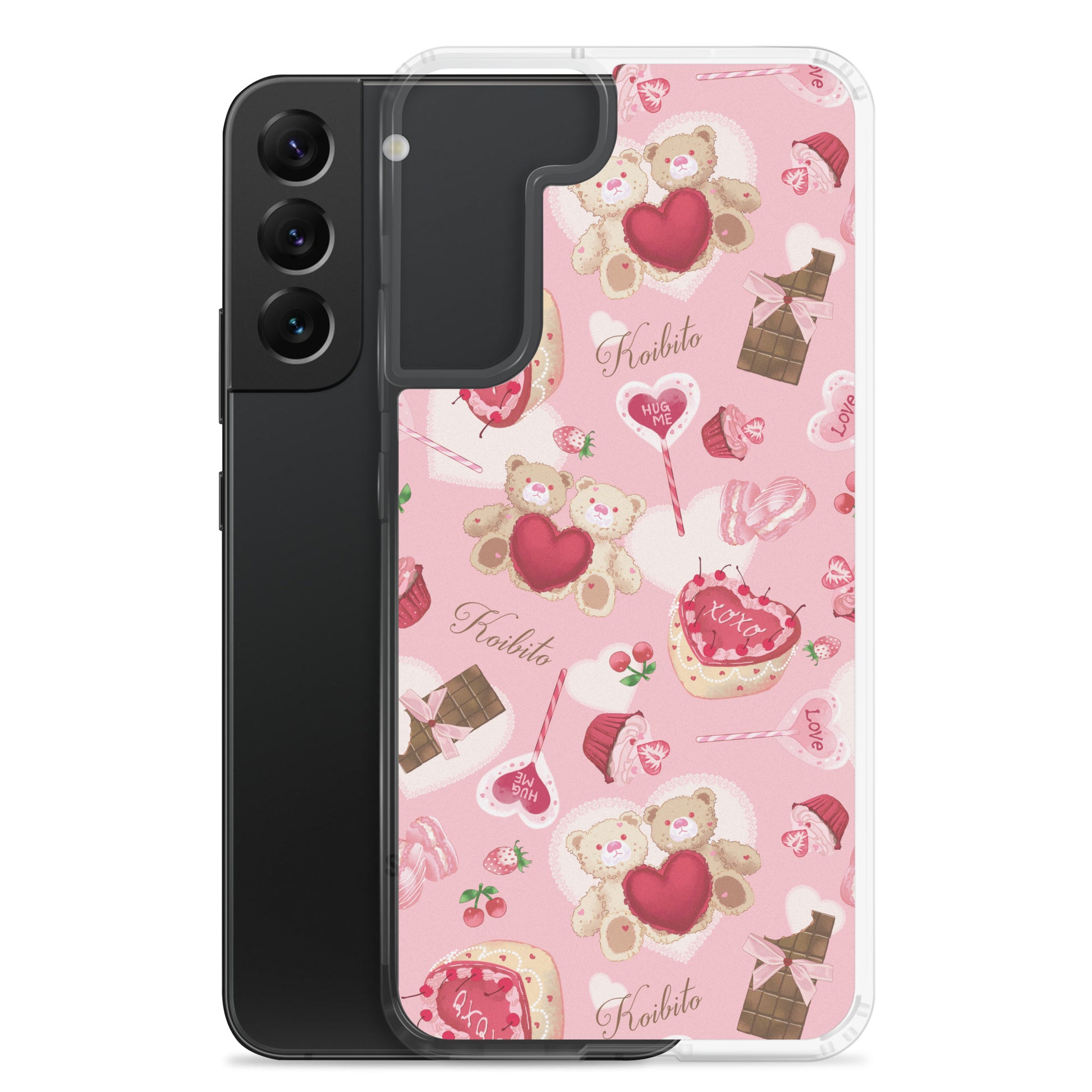 Protect your phone with the Sugar Sweetheart Samsung® Clear Case, featuring a cute Valentine’s Day design.
