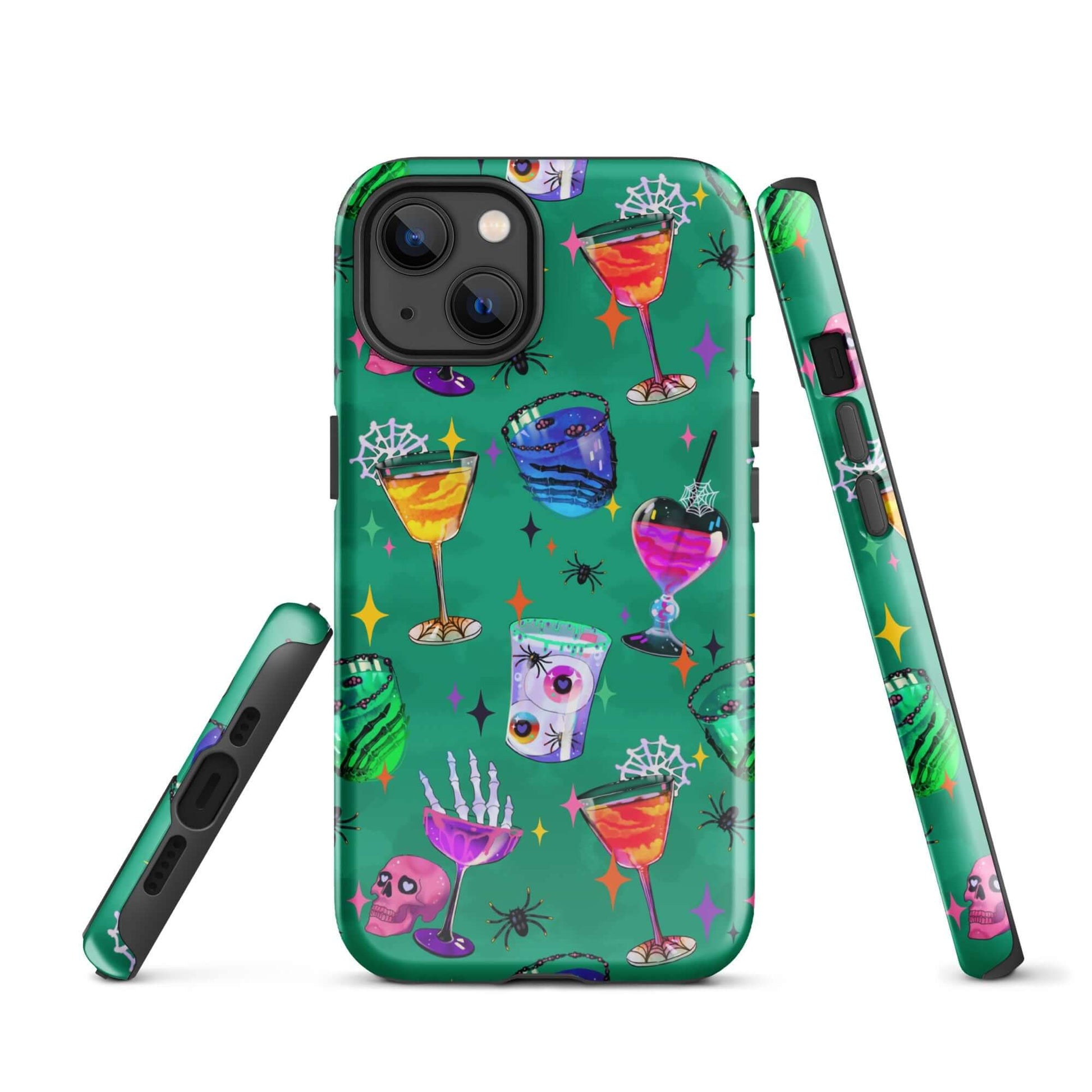 Colorful Monster Party iPhone® Tough Case features durable protection with fun designs, perfect for any festive occasion.