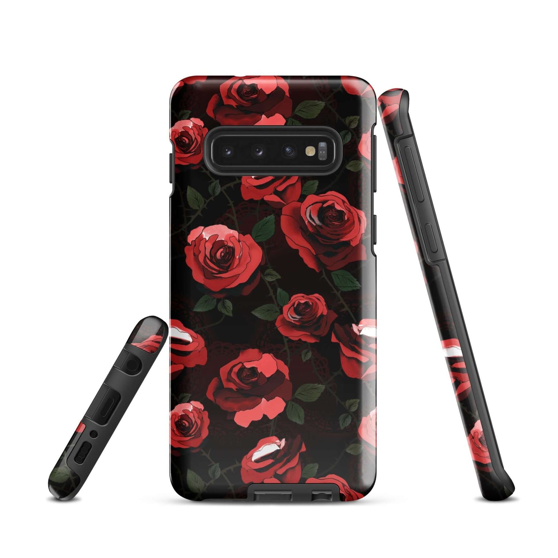 Protect your phone in style with the Enchanted Rose Samsung® Tough Case, featuring stunning floral design and durability.