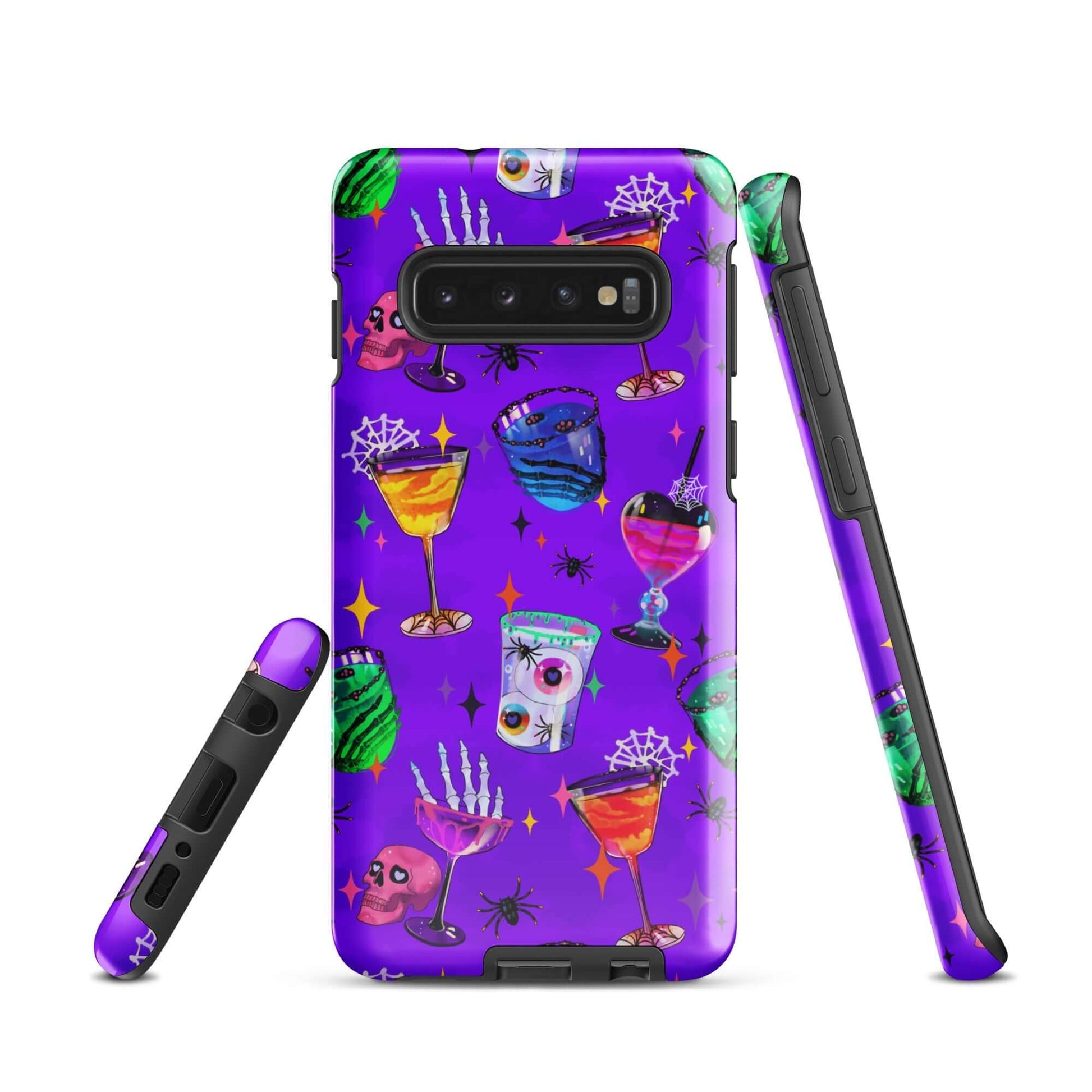 Stylish Monster Party Samsung® Tough Case featuring vibrant designs, offering durability and impact protection for your phone.