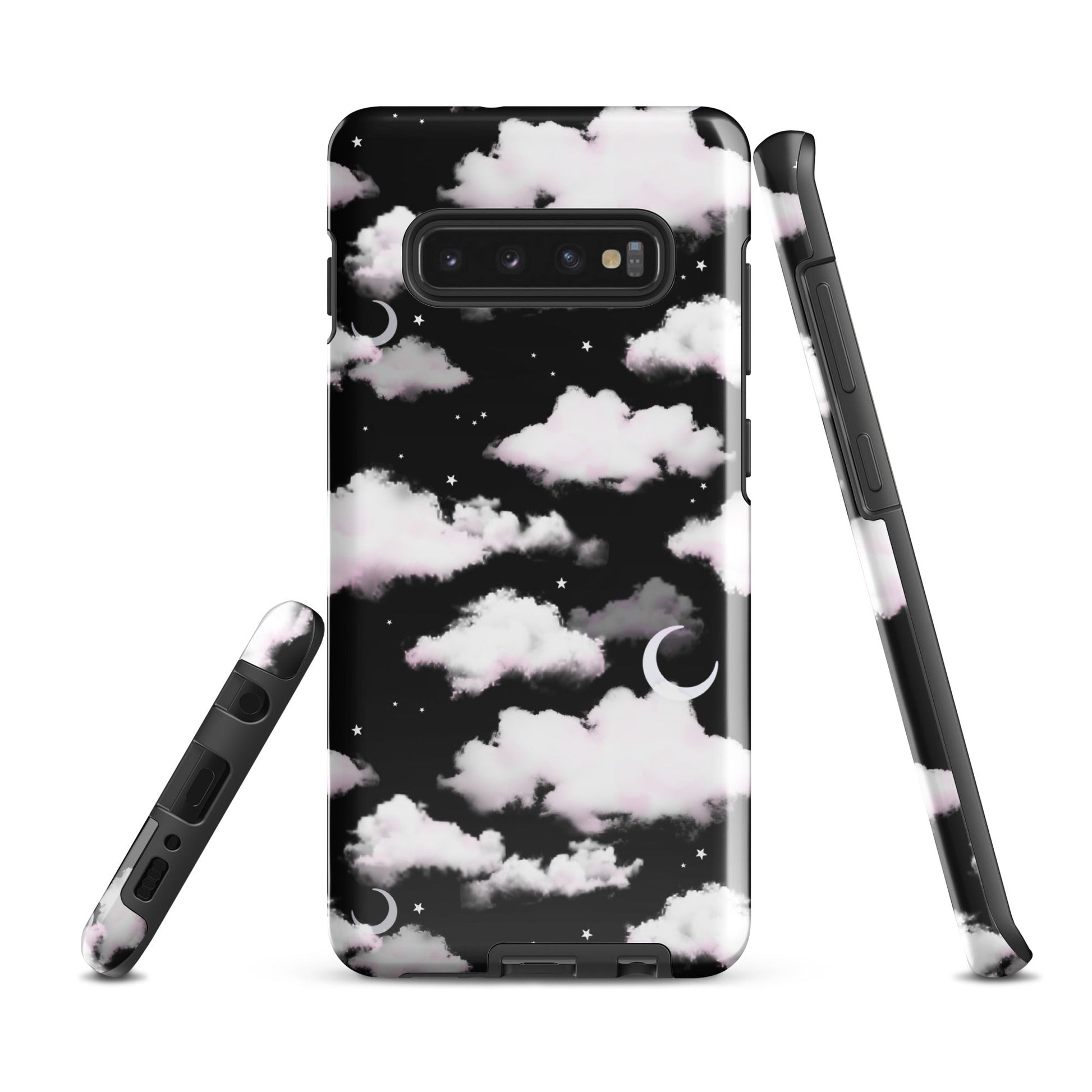 Stylish Cloudy Sky Samsung® Tough Case features a cloud design, offering protection and durability for your phone.