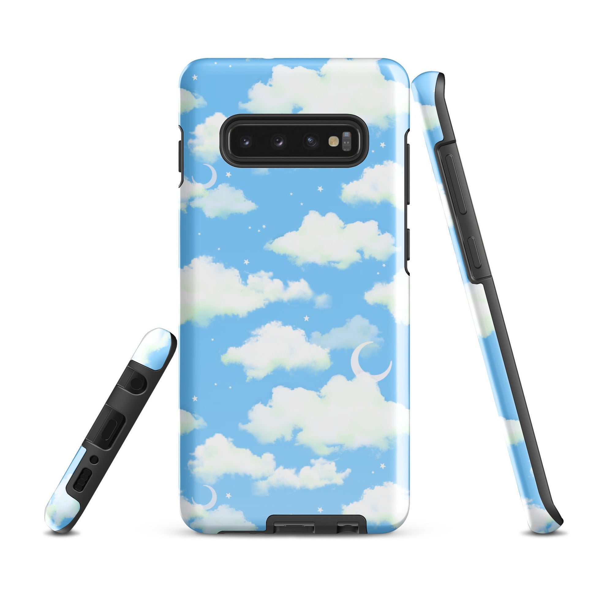 Cloudy Sky Samsung® Tough Case showcases a beautiful cloud design, combining durability with artistic flair.