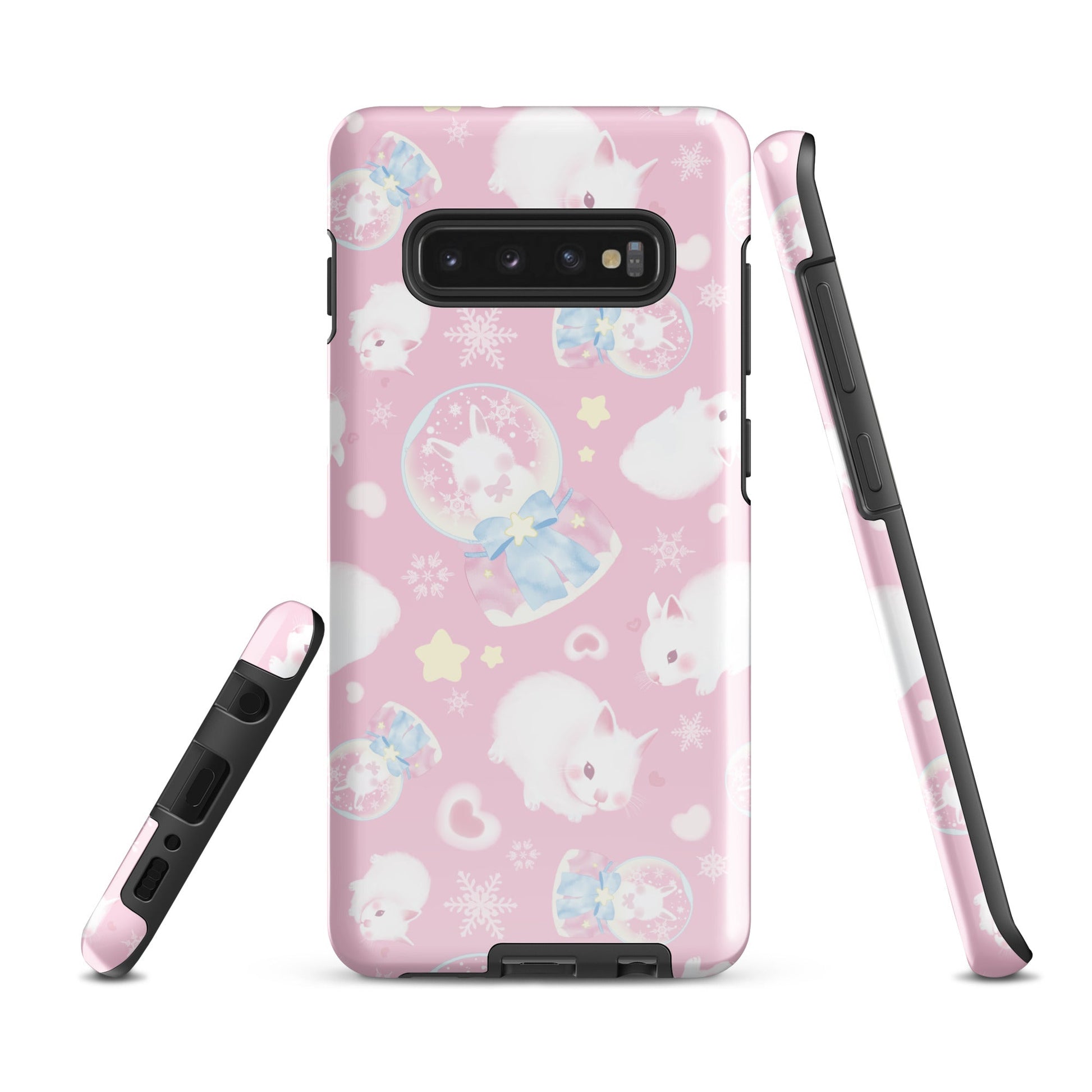 Protect your phone with the stylish Snow Bunny Samsung® Tough Case, featuring a cute design and dual-layer durability.