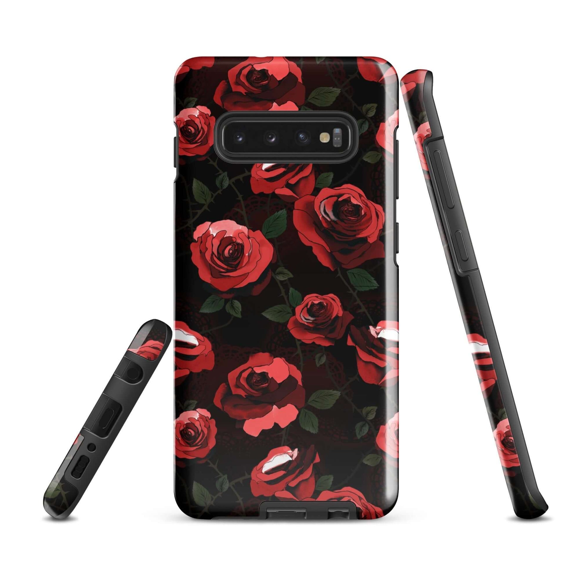 Stylish Enchanted Rose Samsung® Tough Case offers impact protection and elegance for your phone. Perfect for daily use!