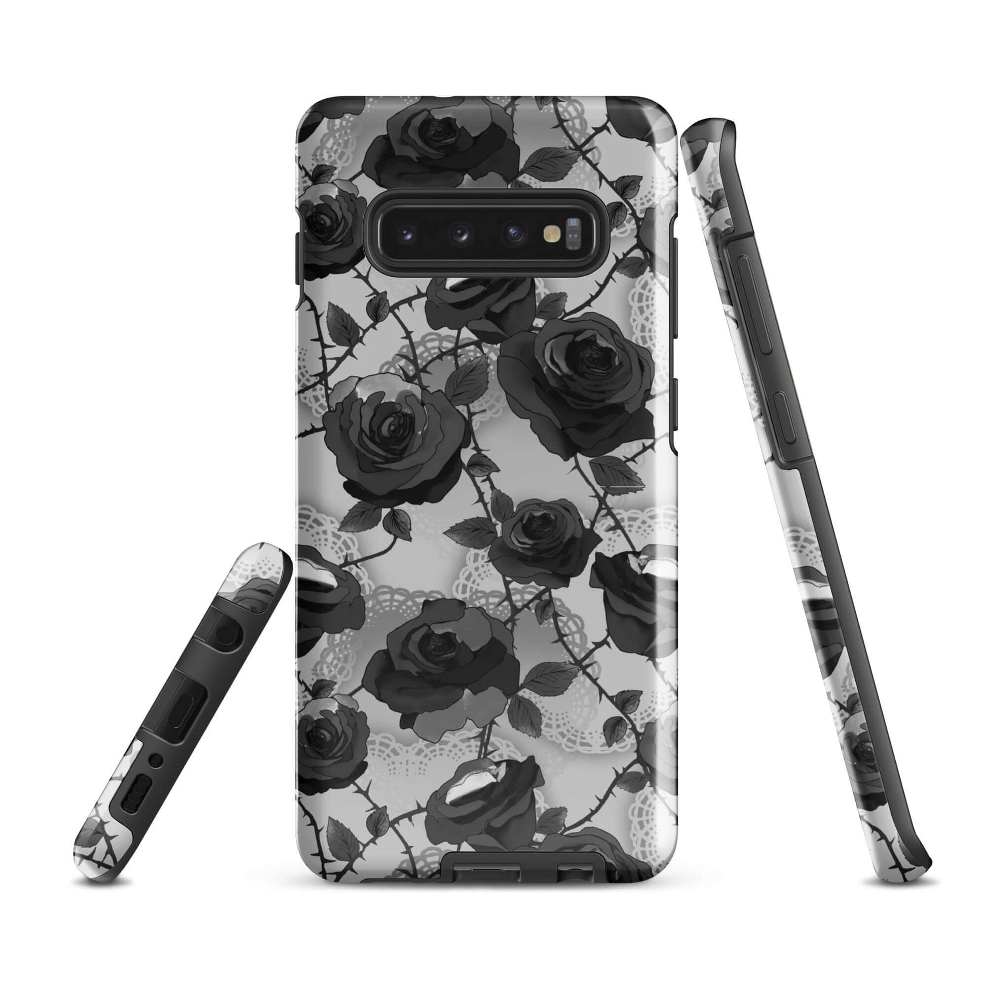 Stylish Enchanted Rose Samsung® Tough Case offers durability and elegance, protecting your phone with impact-resistant materials.