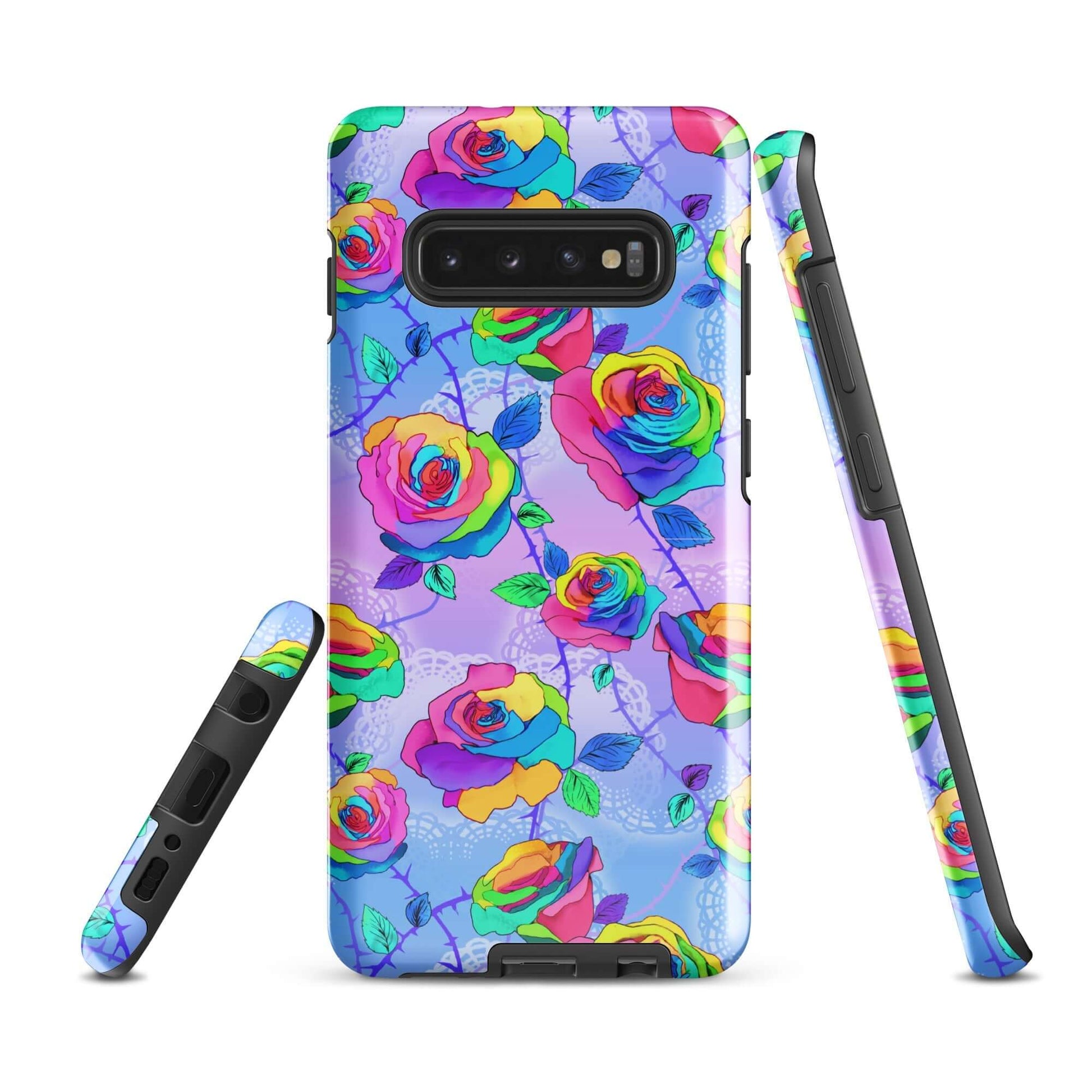 Stylishly protect your phone with the Enchanted Rose Samsung® Tough Case, featuring vibrant rose designs and dual-layer durability.