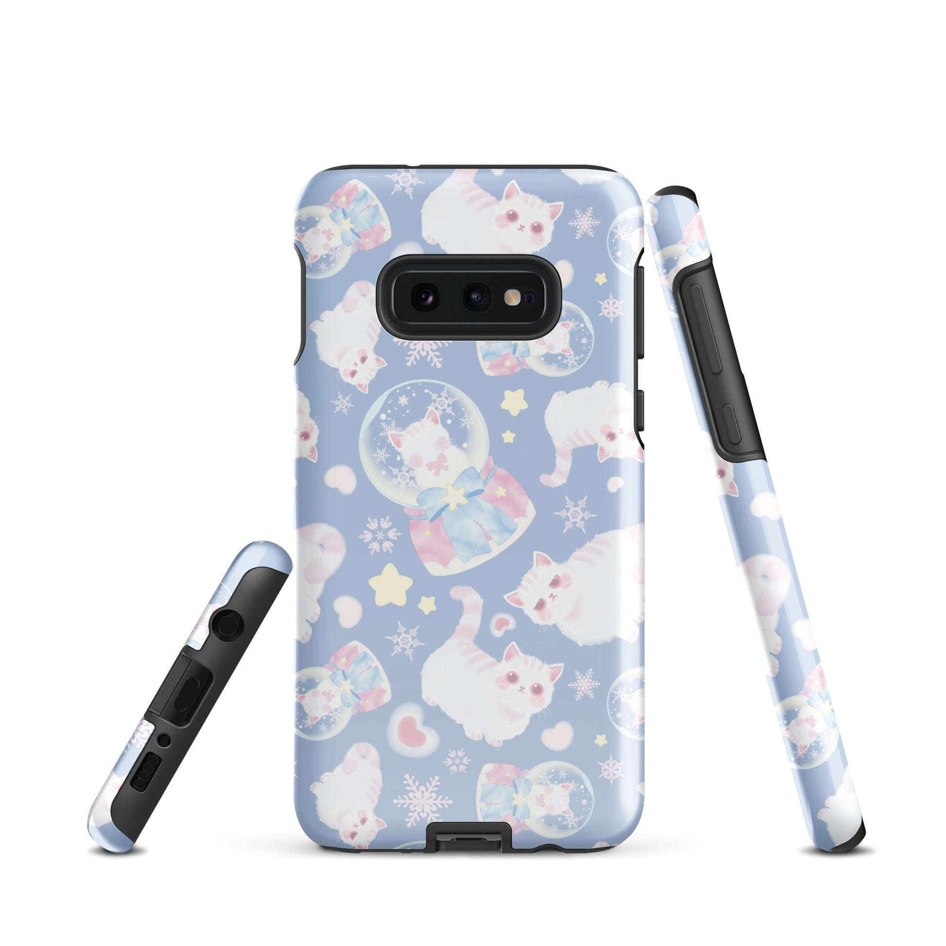 Stylish Snow Kitten Samsung® Tough Case features cute designs and durable protection for your phone's safety.