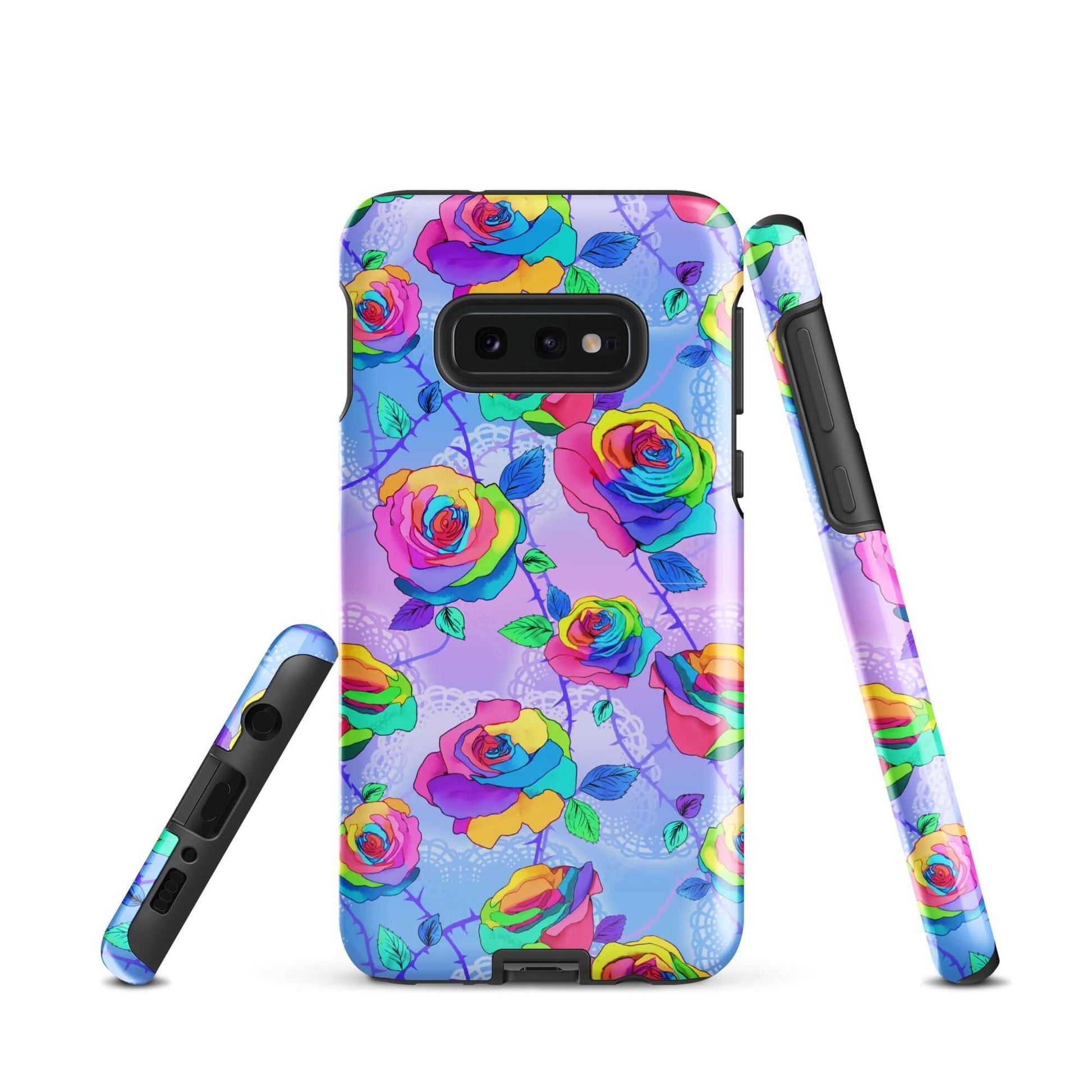 Protect your phone in style with the Enchanted Rose Samsung® Tough Case, featuring vibrant floral designs and durability.