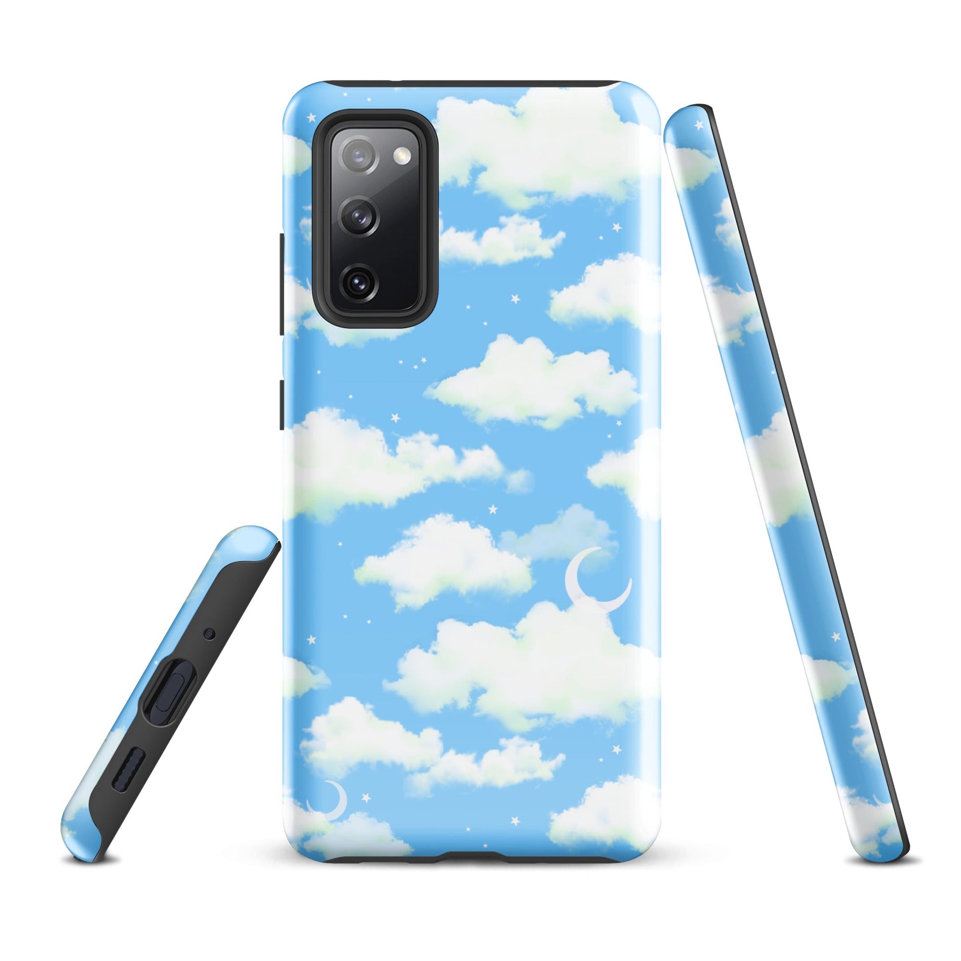 Cloudy Sky Samsung® Tough Case showcases a dreamy cloud design while ensuring maximum protection and style.