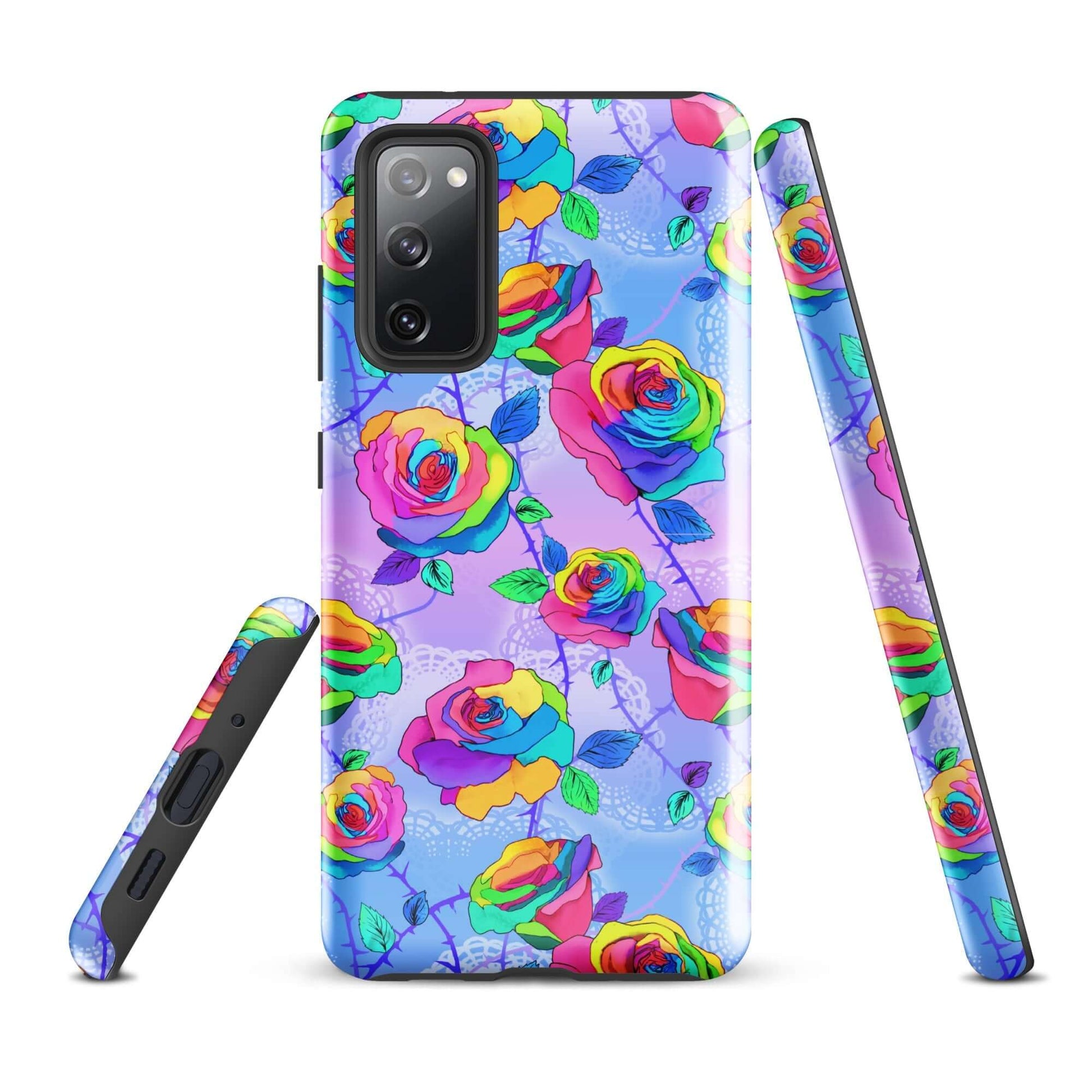 Vibrant Enchanted Rose Samsung® Tough Case offers stylish protection with durable, shock-absorbing design for your phone.