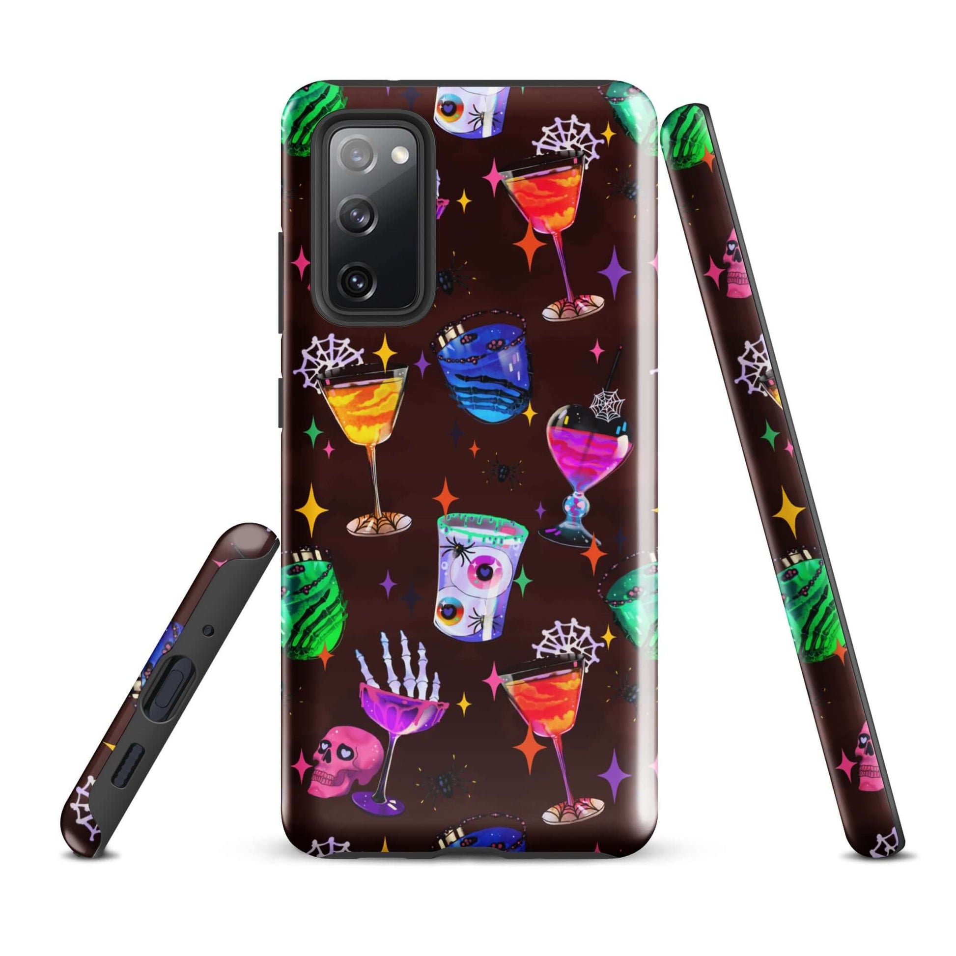 Colorful Monster Party Samsung® Tough Case featuring playful designs, offering durability and protection for your phone.