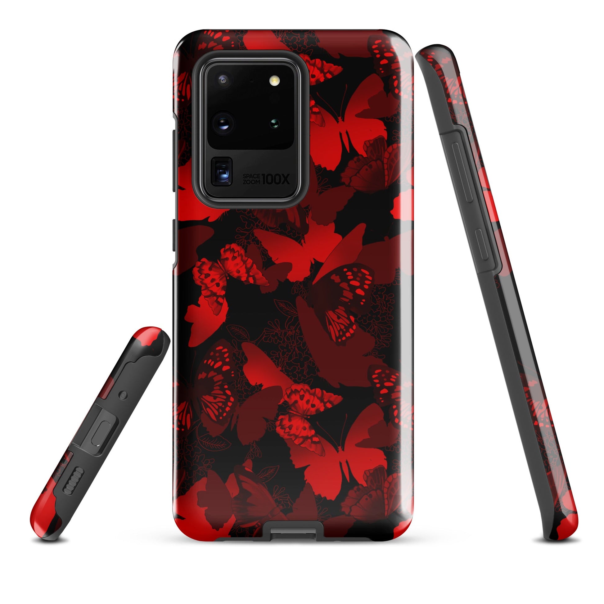 Stylish Butterfly Samsung® Tough Case offers impact resistance and sleek design, perfect for protecting your phone.