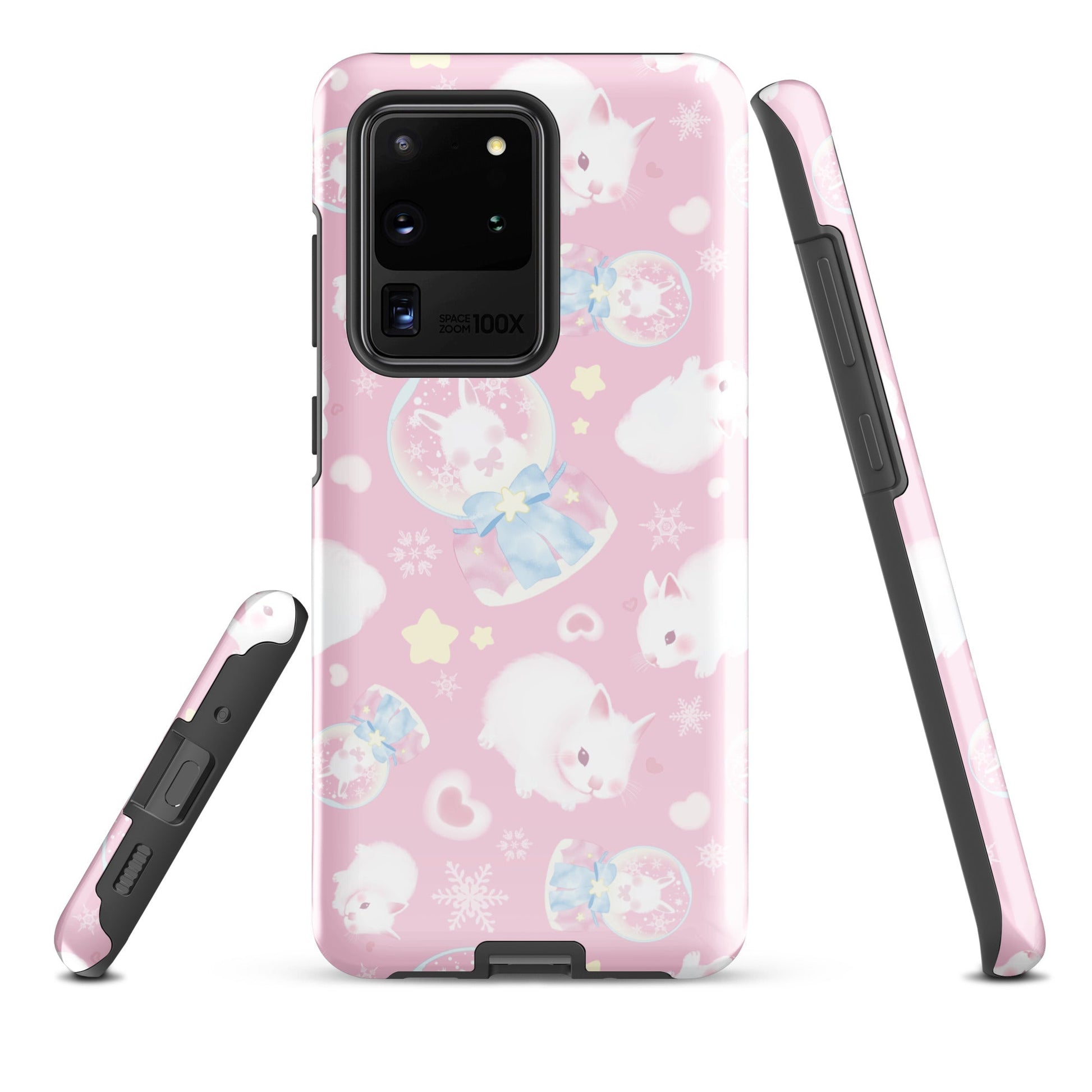Stylish Snow Bunny Samsung® Tough Case features vibrant artwork and durable protection for your Galaxy S20 Ultra.