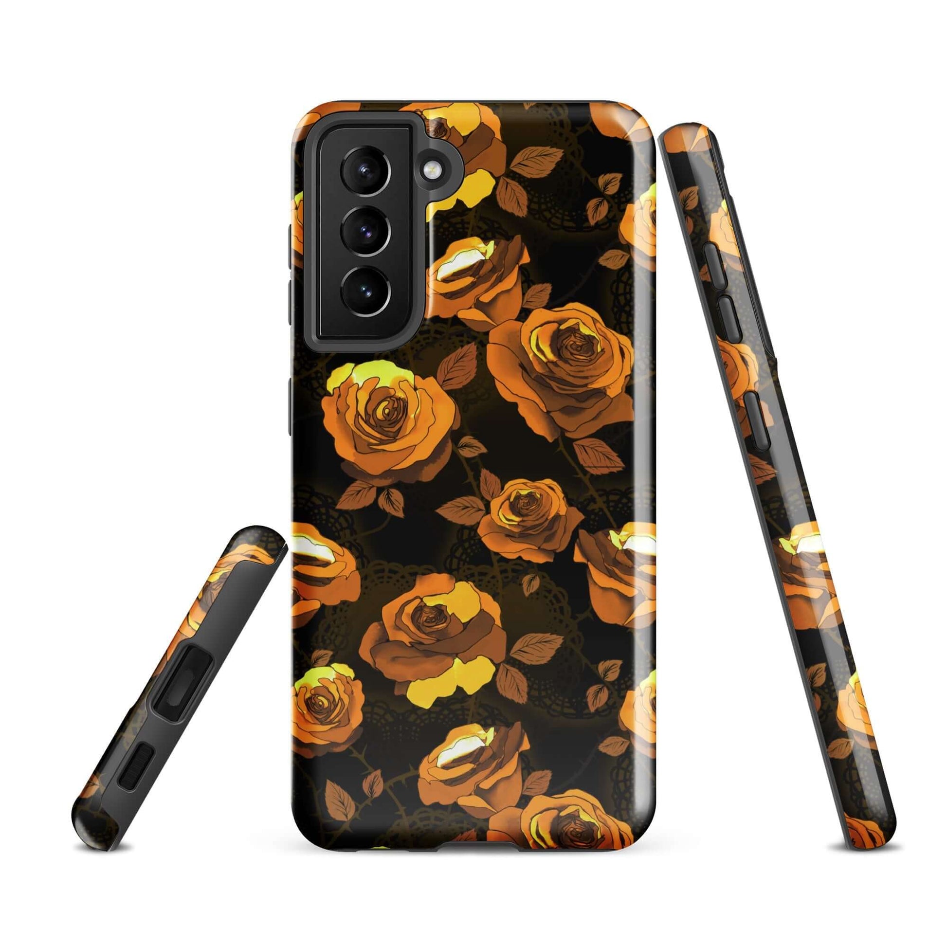 Protect your phone with style using the Enchanted Rose Samsung® Tough Case, featuring a stunning floral design.